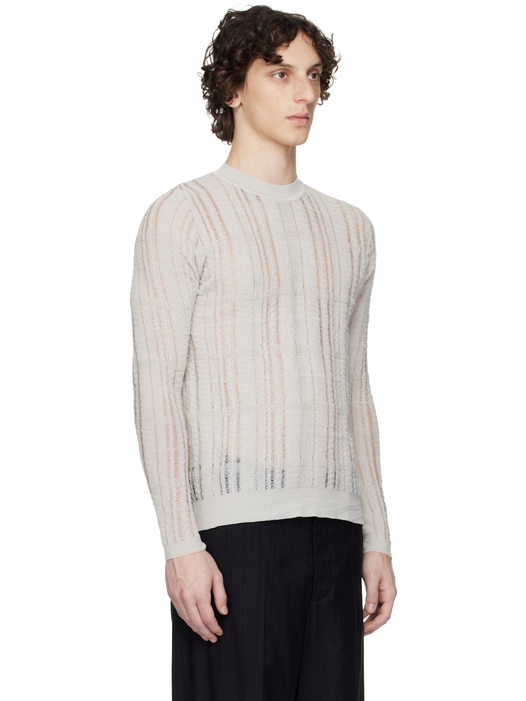 Gray Formal Sweater - 2