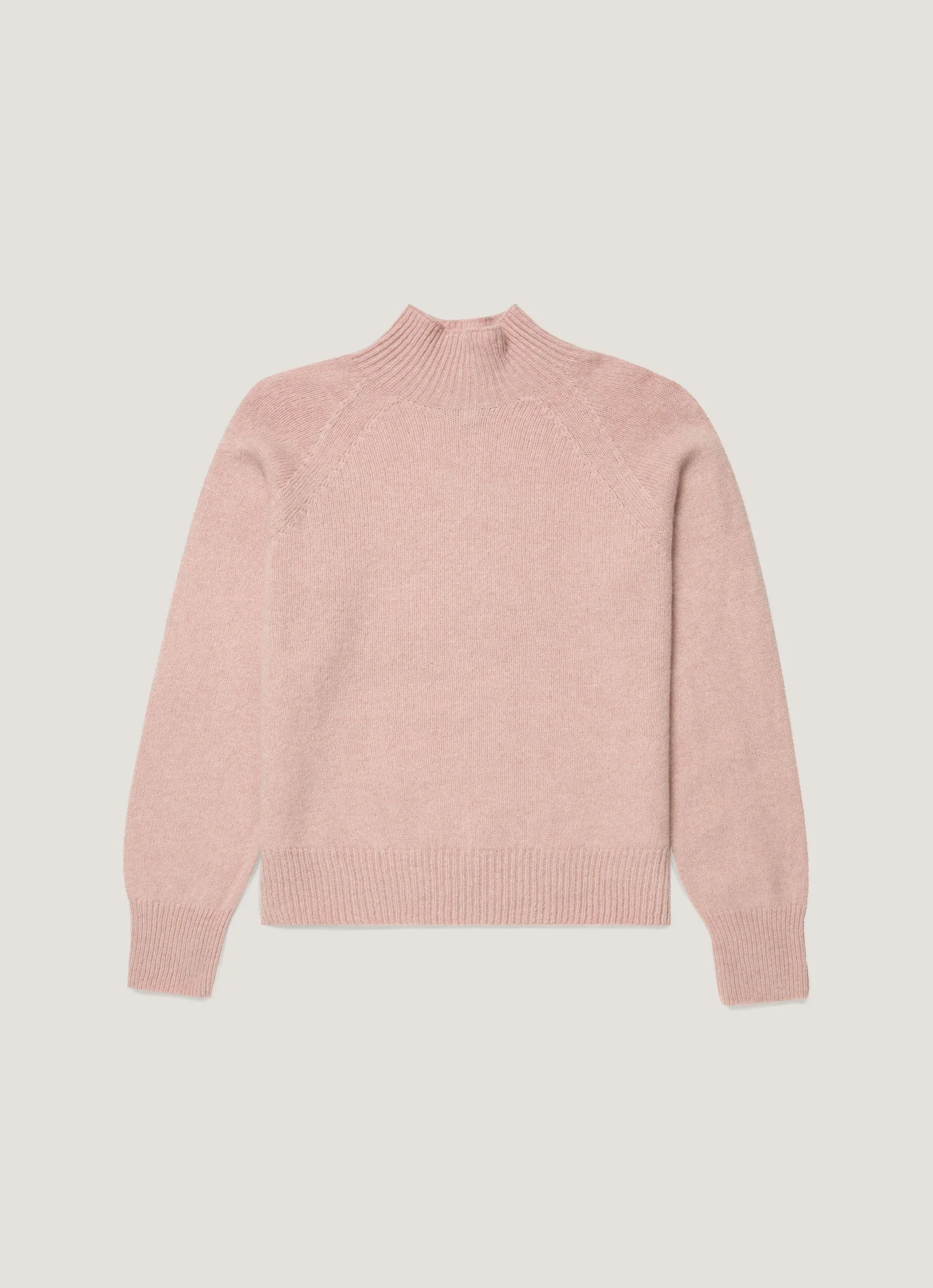 Lambswool Funnel Neck Jumper - 1