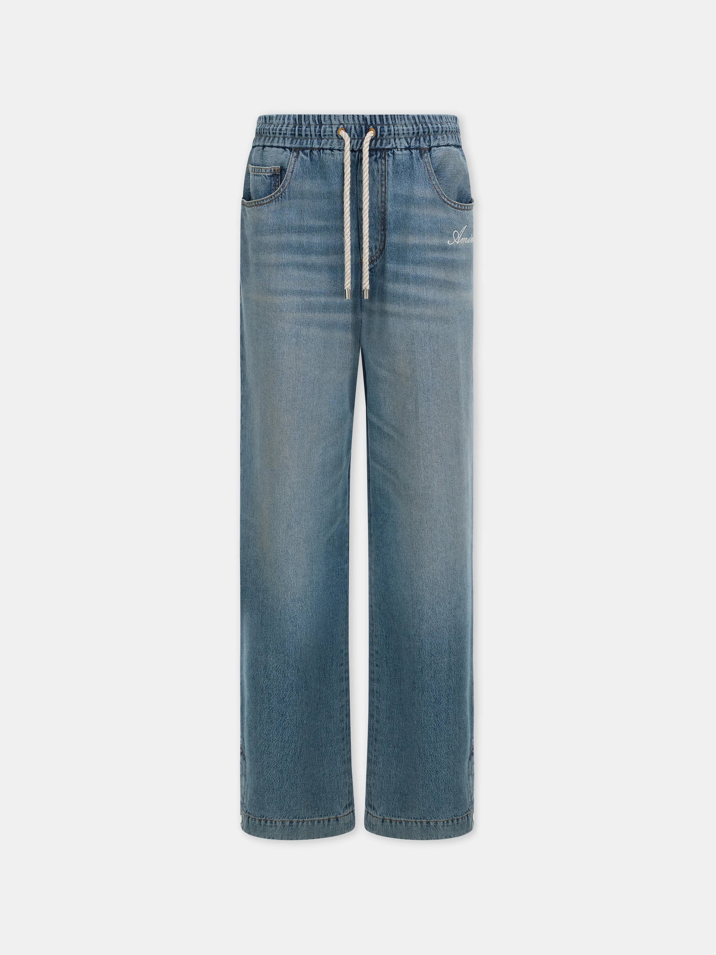 DRAWSTRING BAGGY JEAN - 1