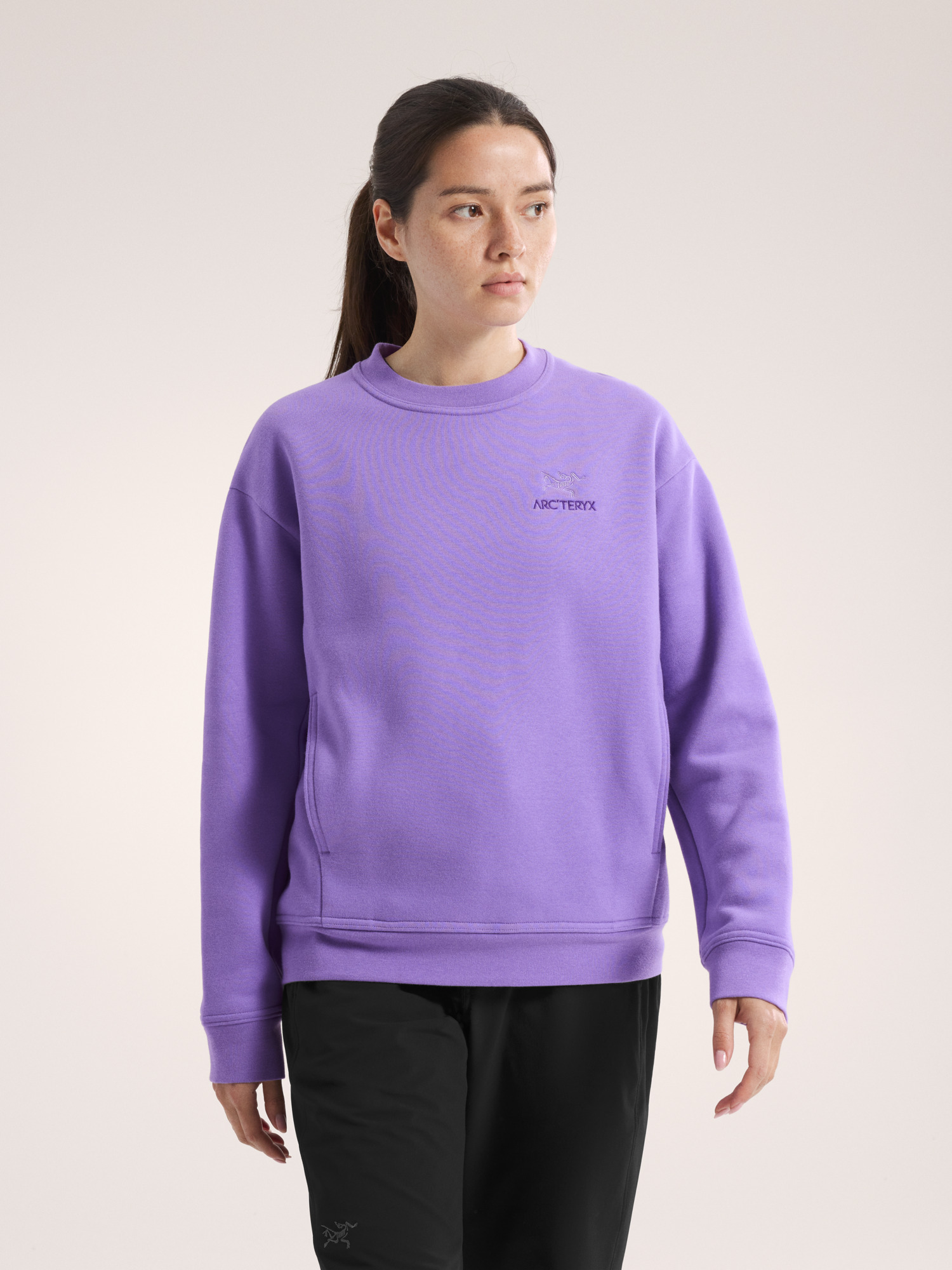 Emblem Fleece Crew Neck Pullover - 2