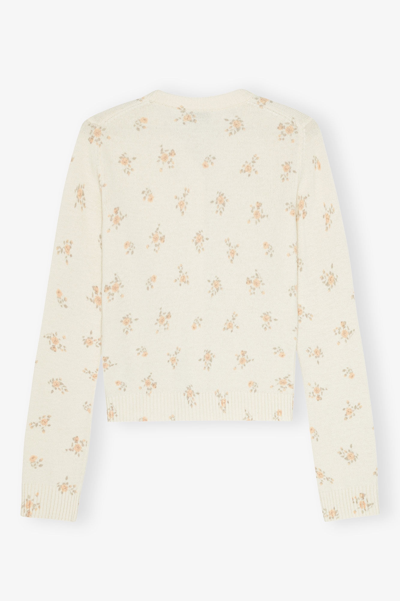 OFF-WHITE PRINTED WOOL MIX CARDIGAN - 6
