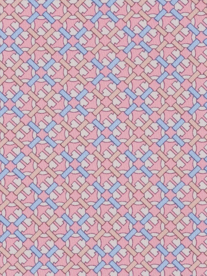 FERRAGAMO Gancini print silk tie outlook