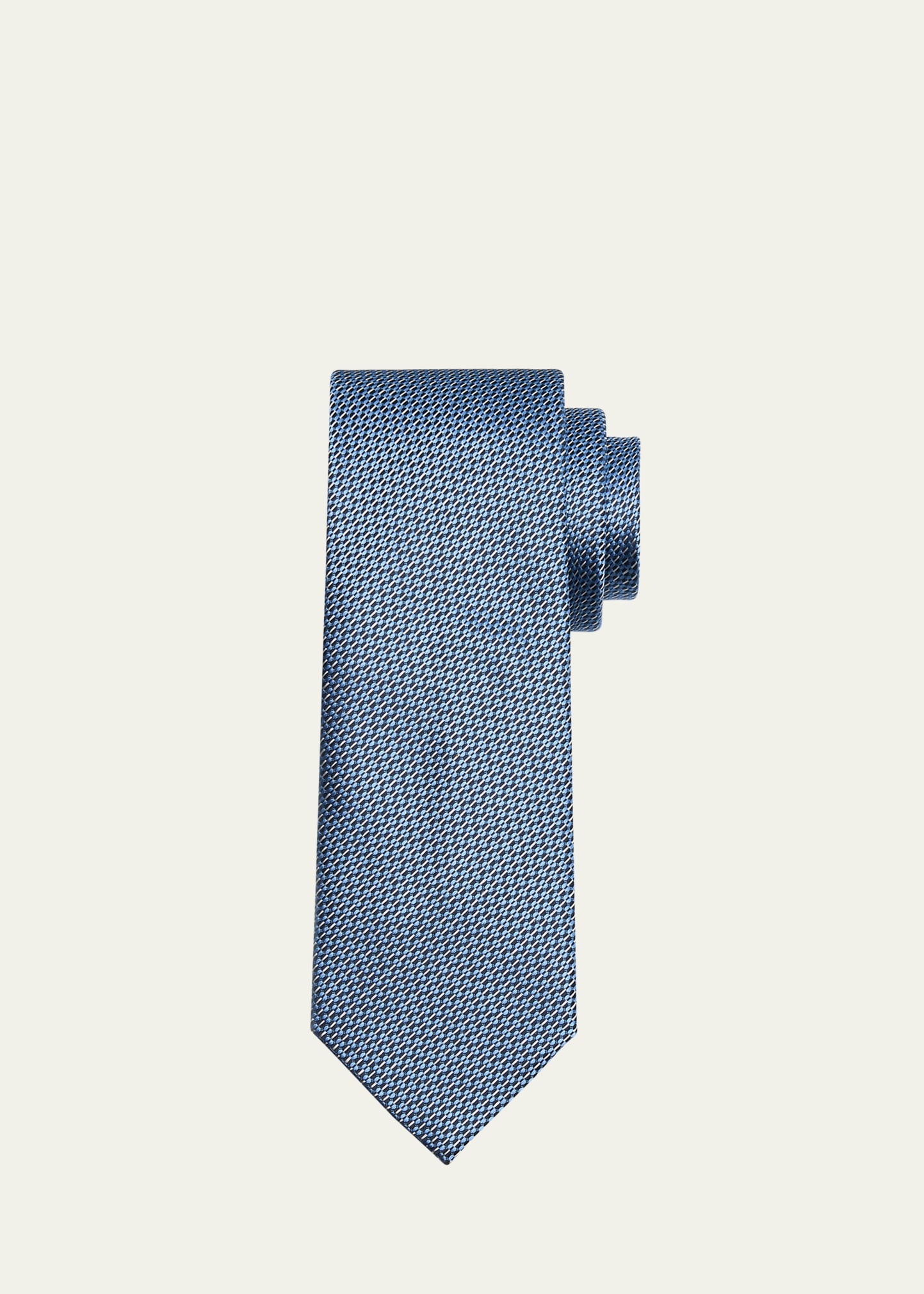 Men's Micro-Woven Silk Tie - 1