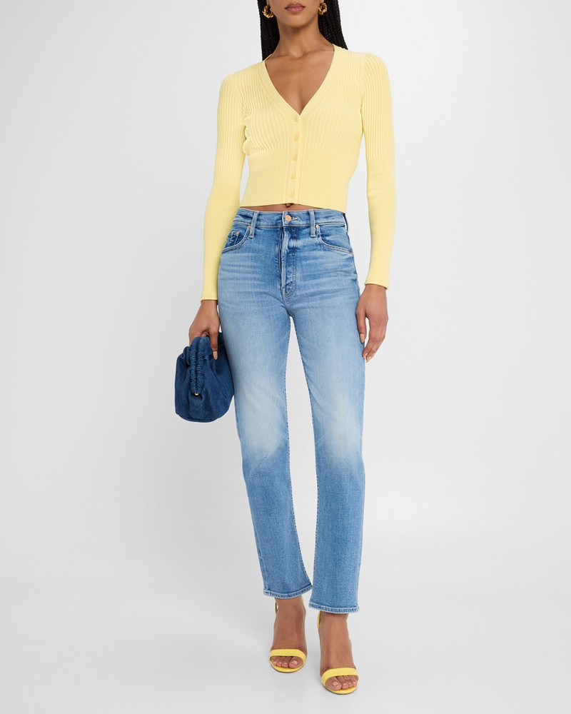 SIMKHAI Ailany V-Neck Cropped Cardigan outlook