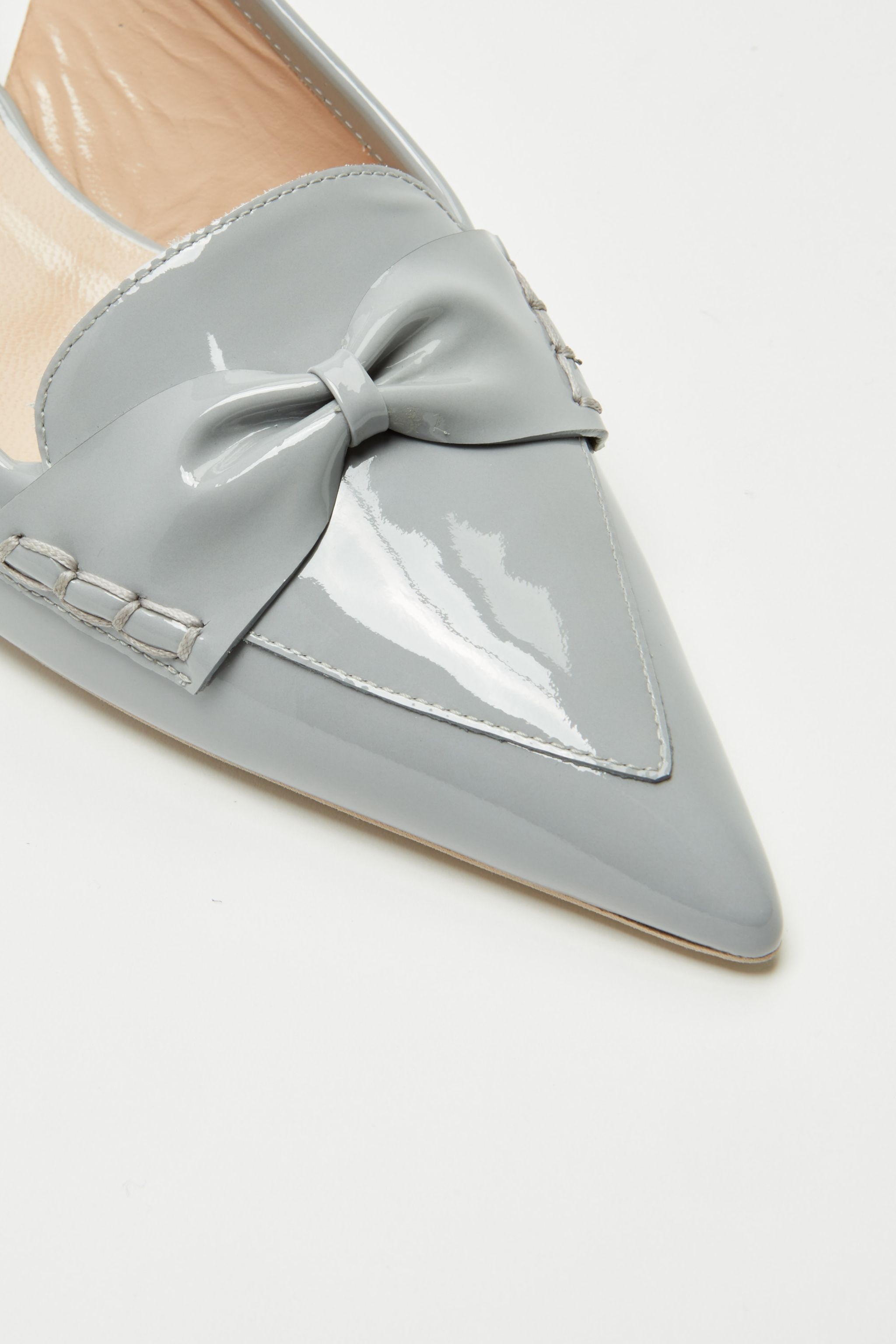 BOW-EMBLLISHED SLINGBACK PUMPS - 4
