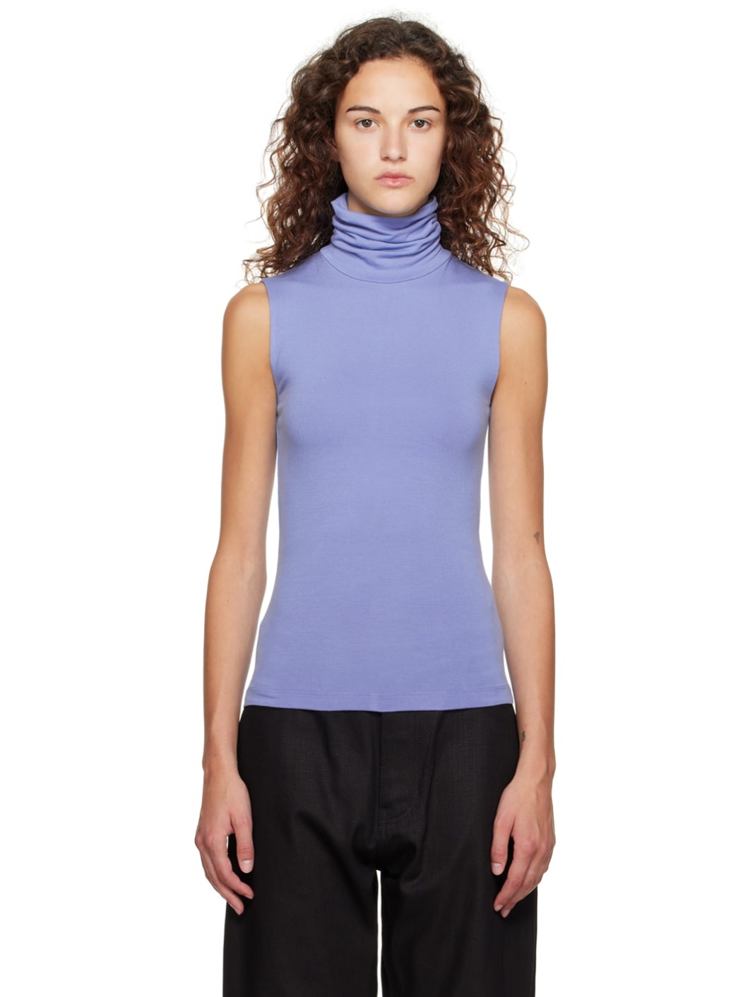 Blue Second Skin Tank Top - 1