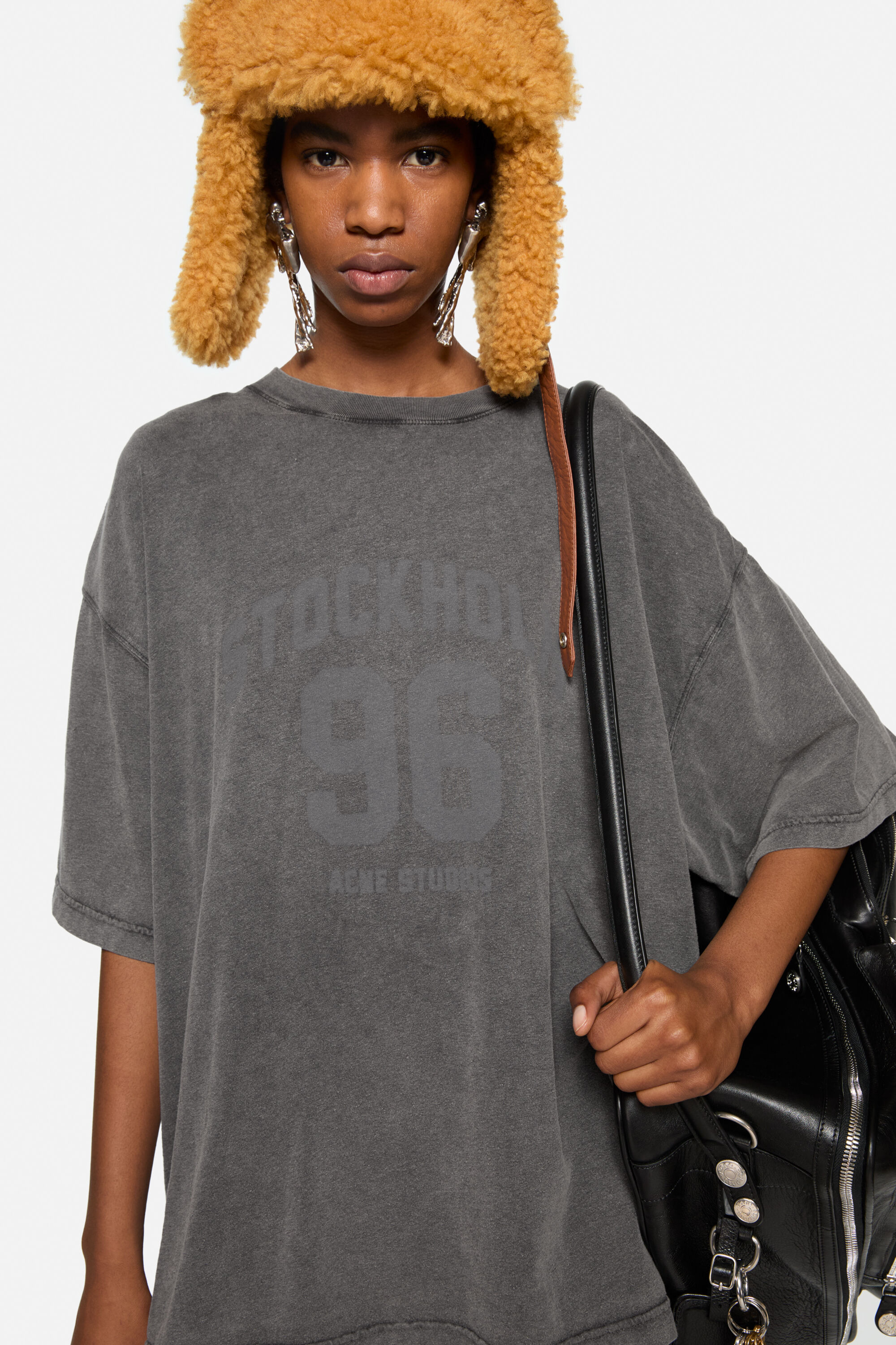 T-shirt dress - Anthracite/black - 4