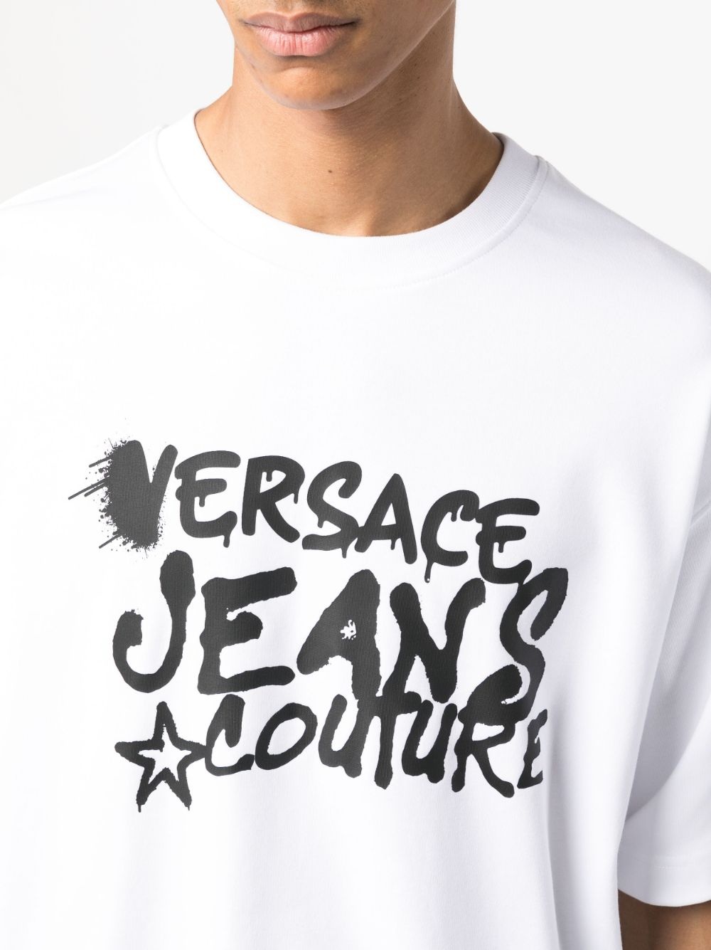 logo-print cotton T-shirt - 5