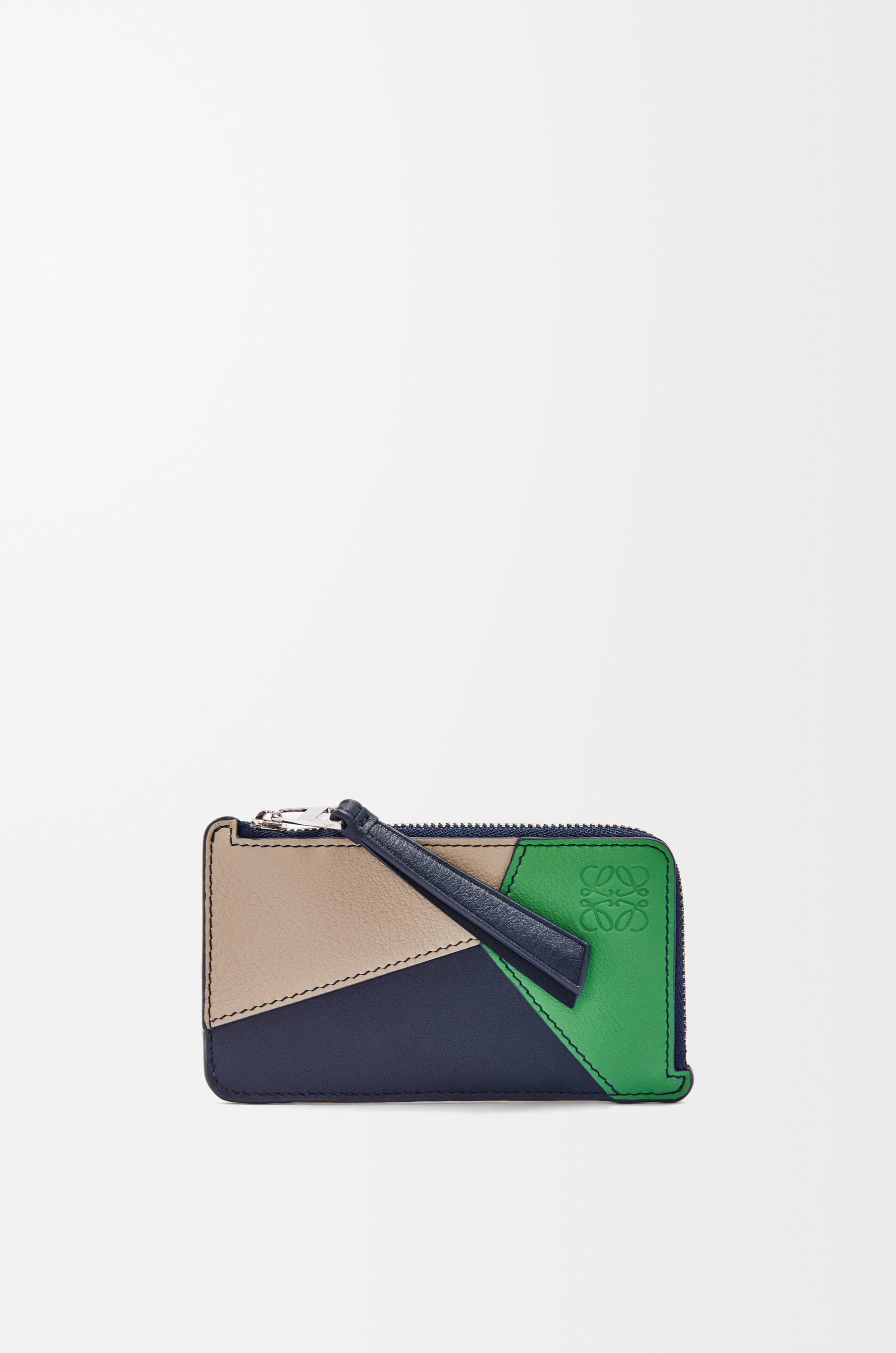 Puzzle coin cardholder in classic calfskin - 1