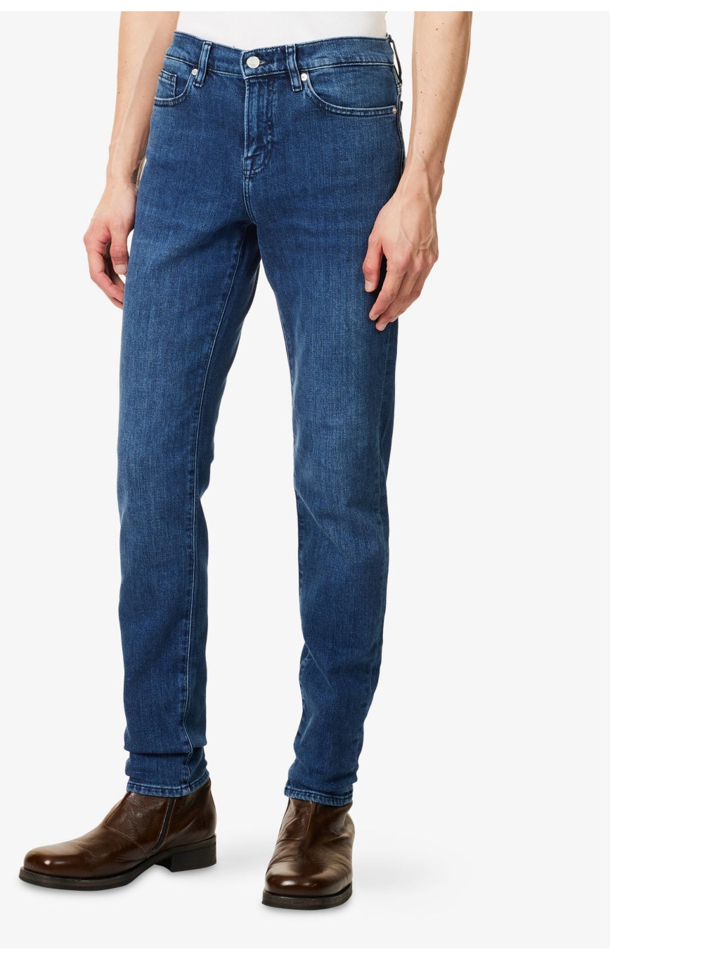 L'homme Athletic slim-fit stretch-denim jeans - 3
