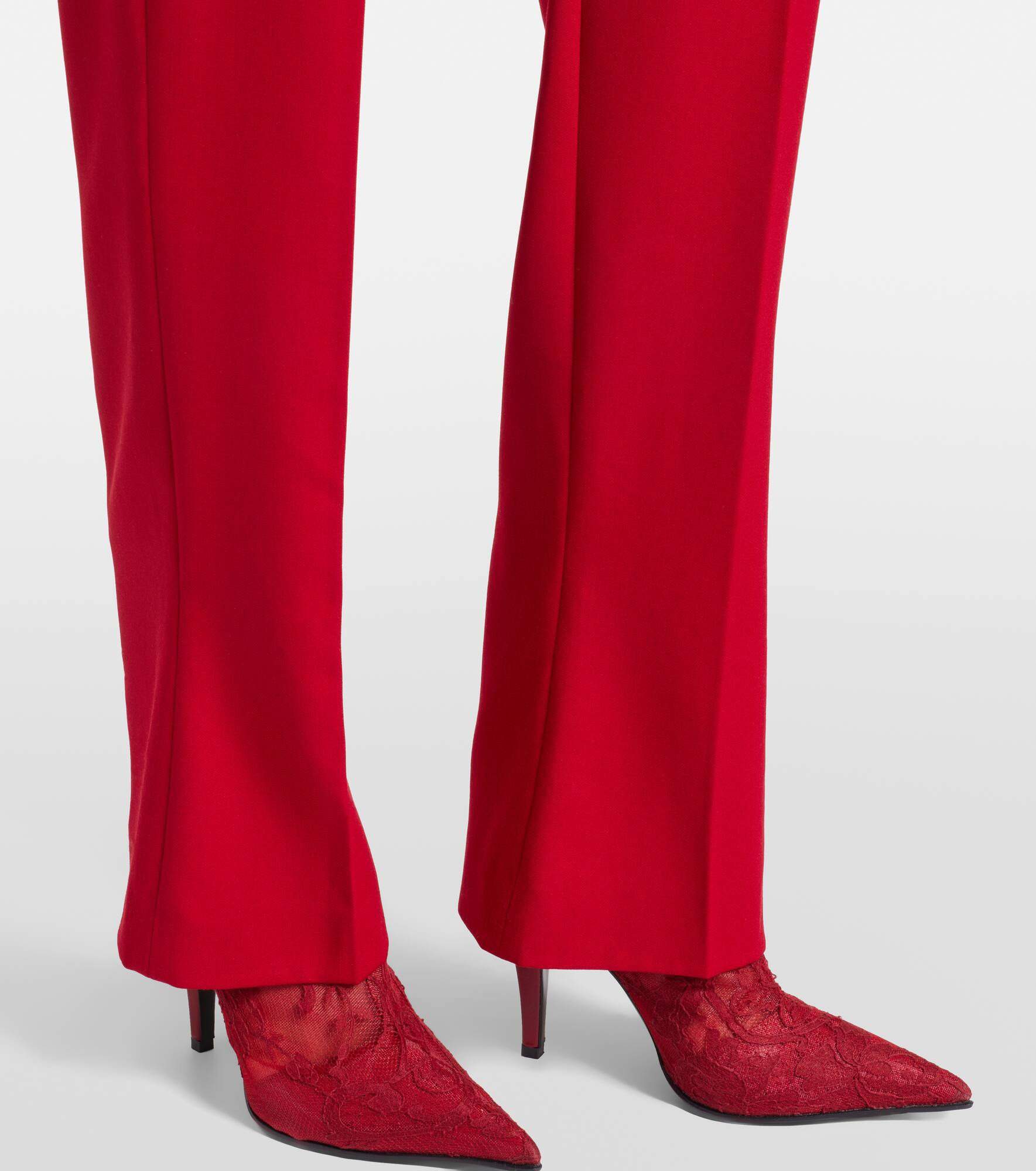 Wool flared pants - 5