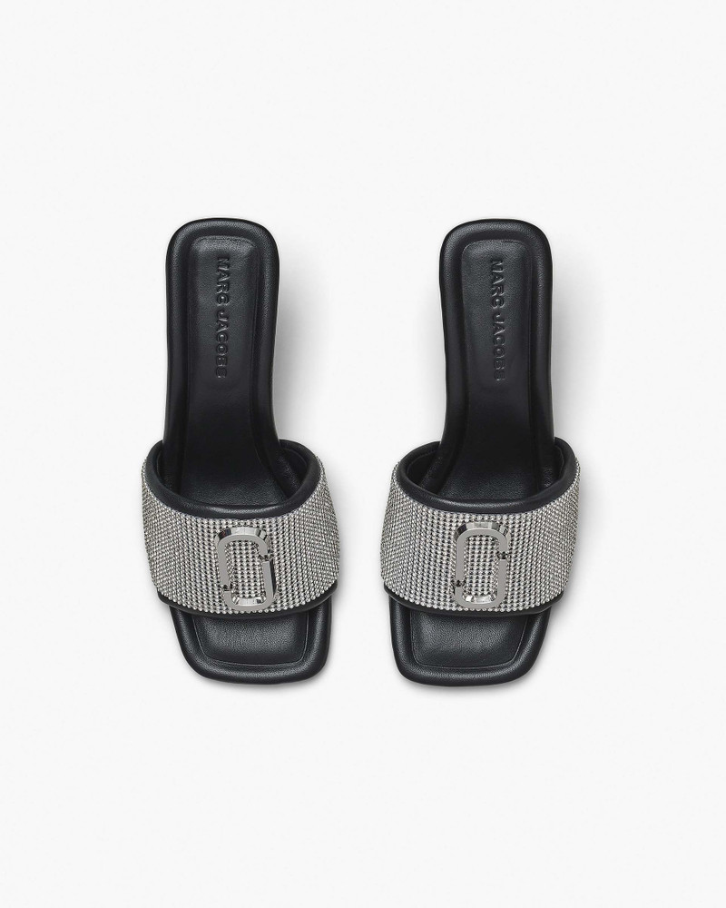 THE RHINESTONE J MARC HEELED SANDAL 8
