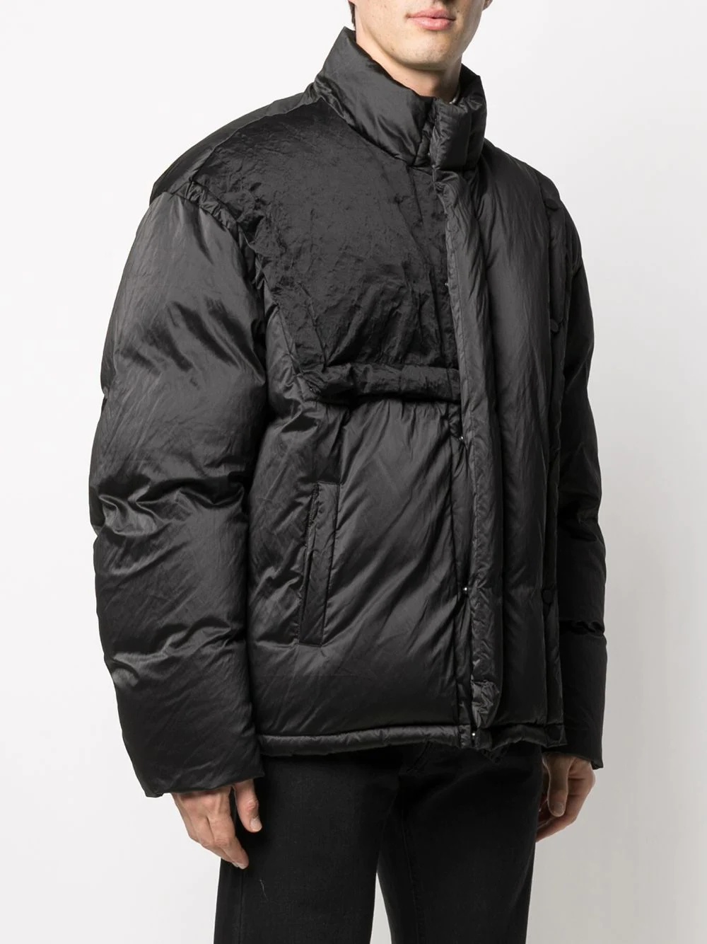 concealed padded coat - 3