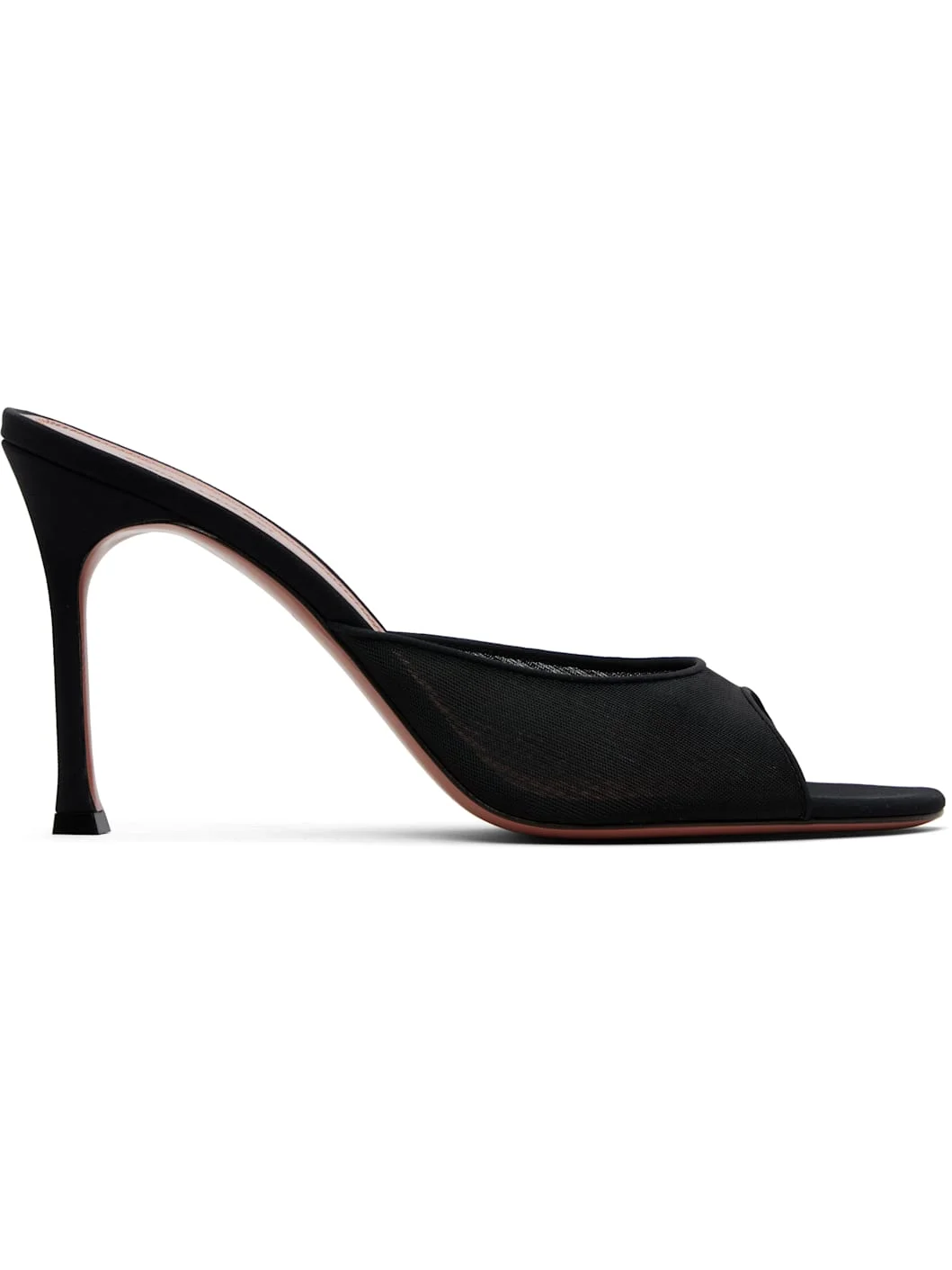 Black Alexa Mesh 95 Heeled Sandals - 1
