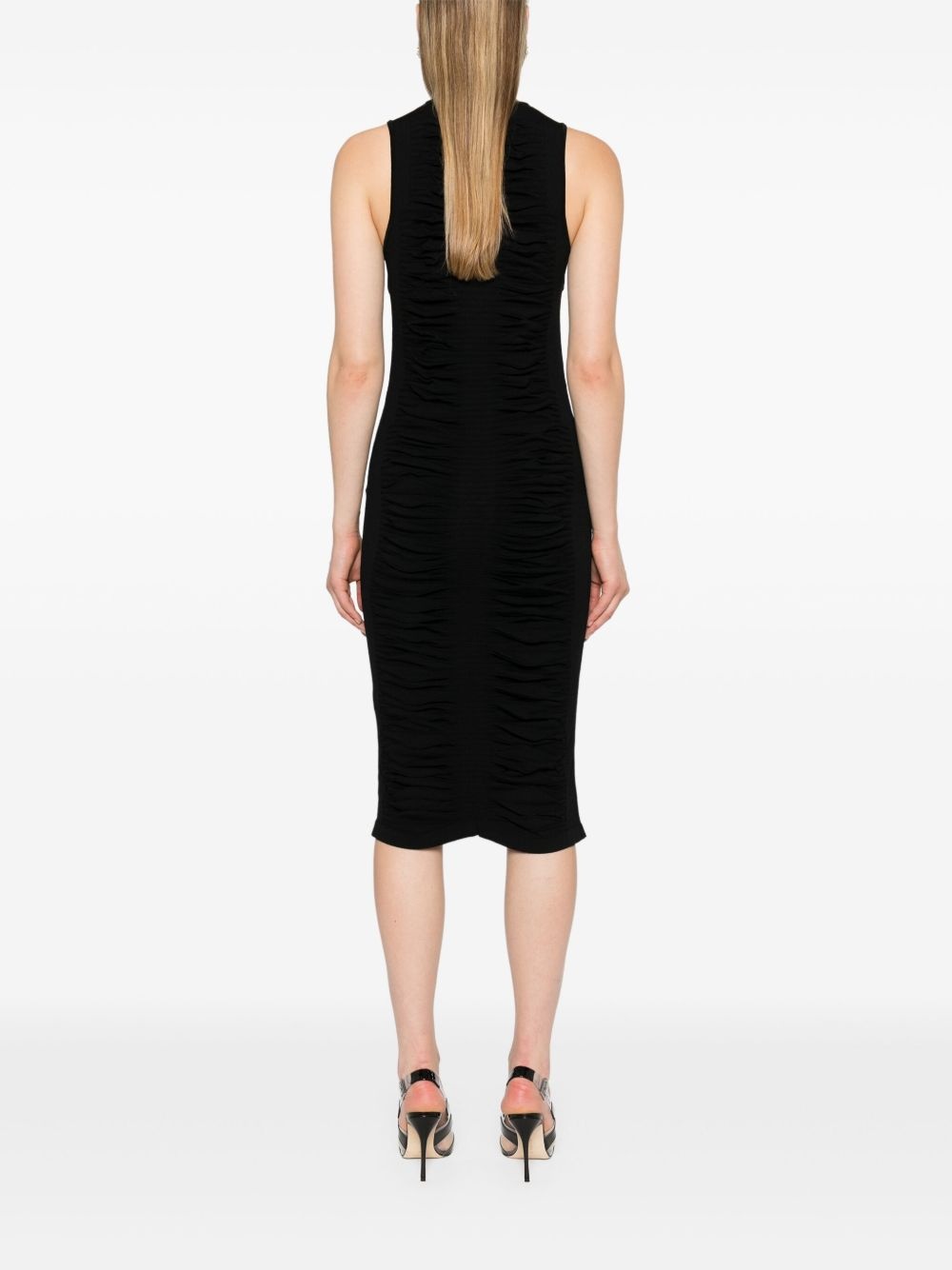 Xray ribbed-knit midi dress - 4