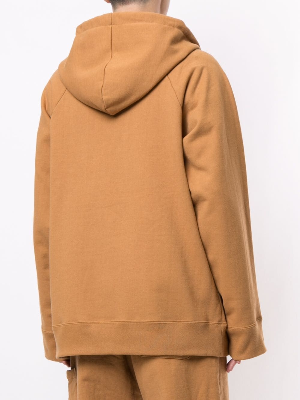 asymmetric zipped hoodie - 4