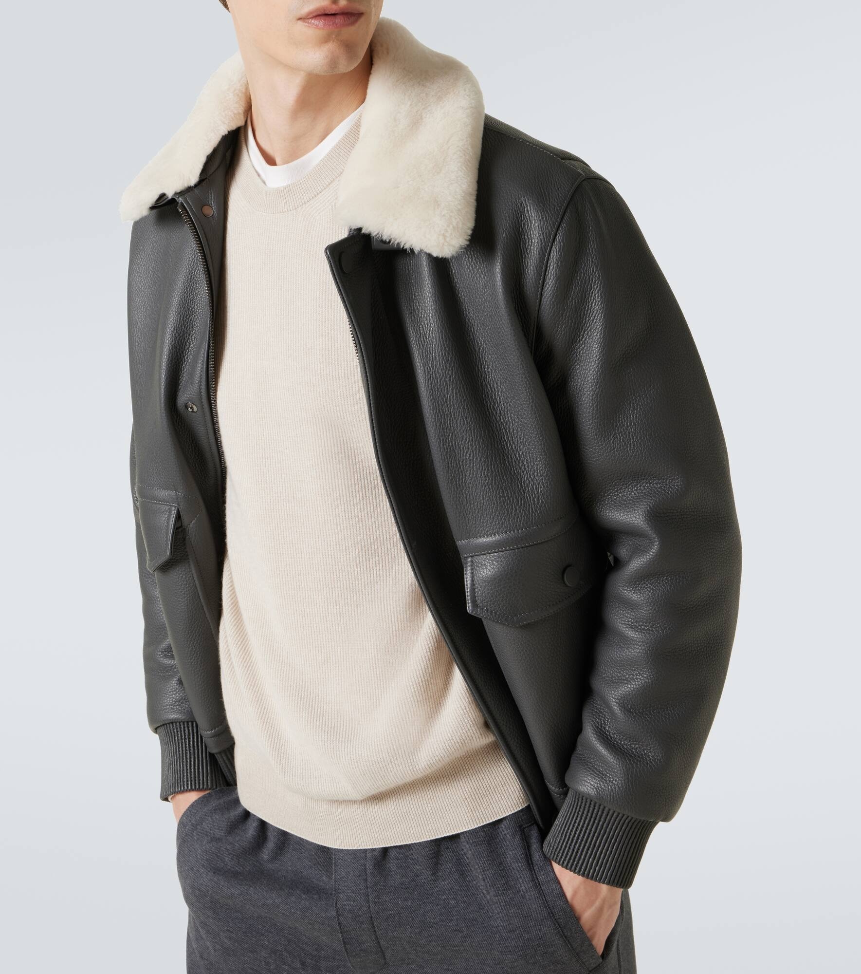 cashmere and wool sweater - 5