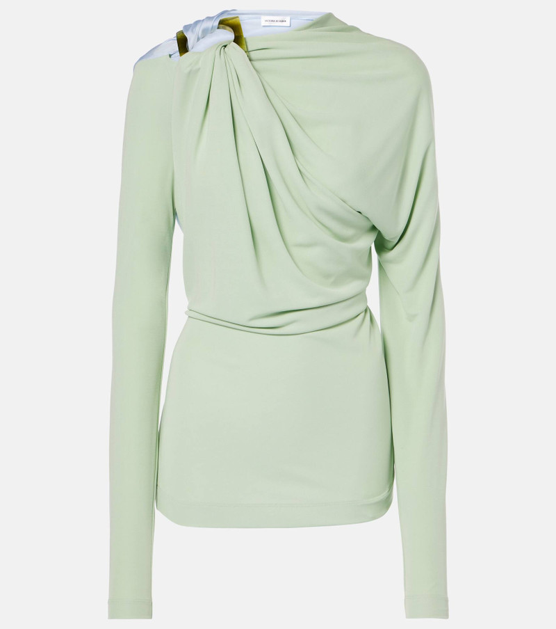 Draped jersey top - 1