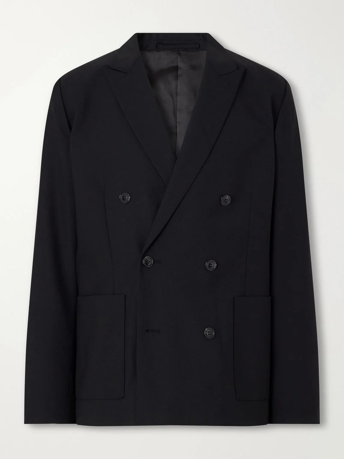 Jordin 10037 Double-Breasted Woven Blazer - 1