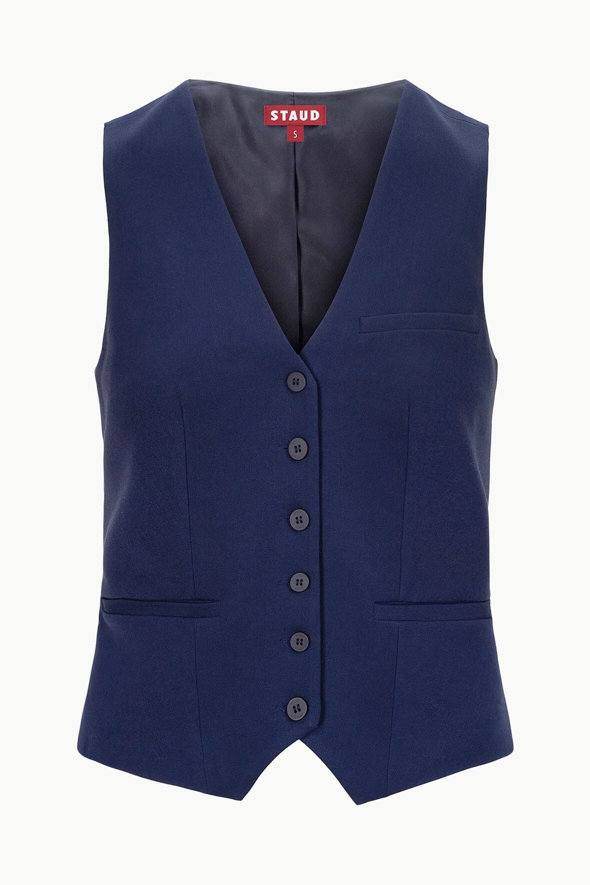 STAUD BRETT VEST NAVY - 1