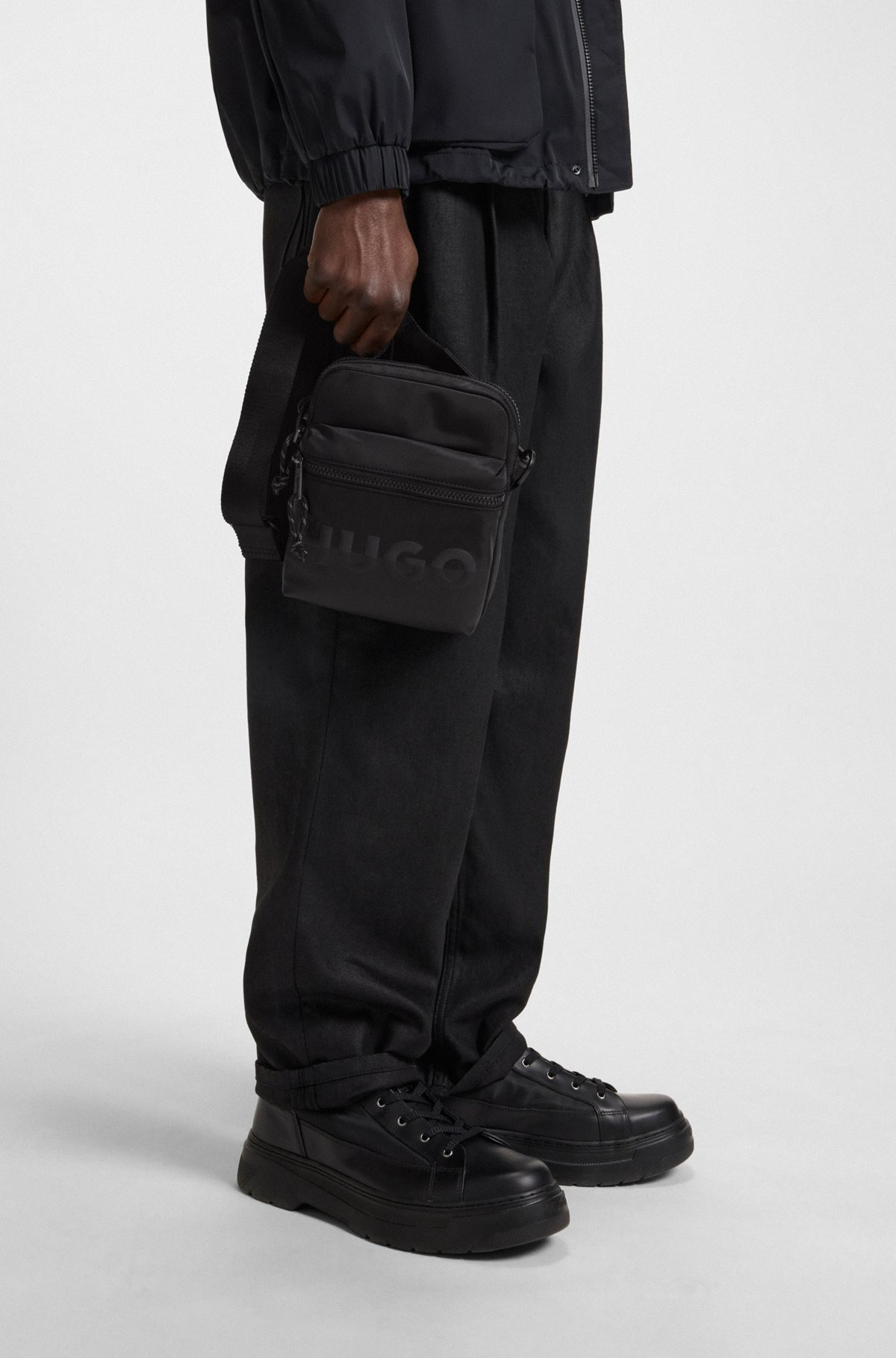 TWILL REPORTER BAG WITH SPLIT LOGO - 4