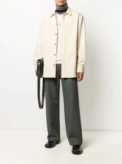 Jil Sander contrast-button shirt outlook