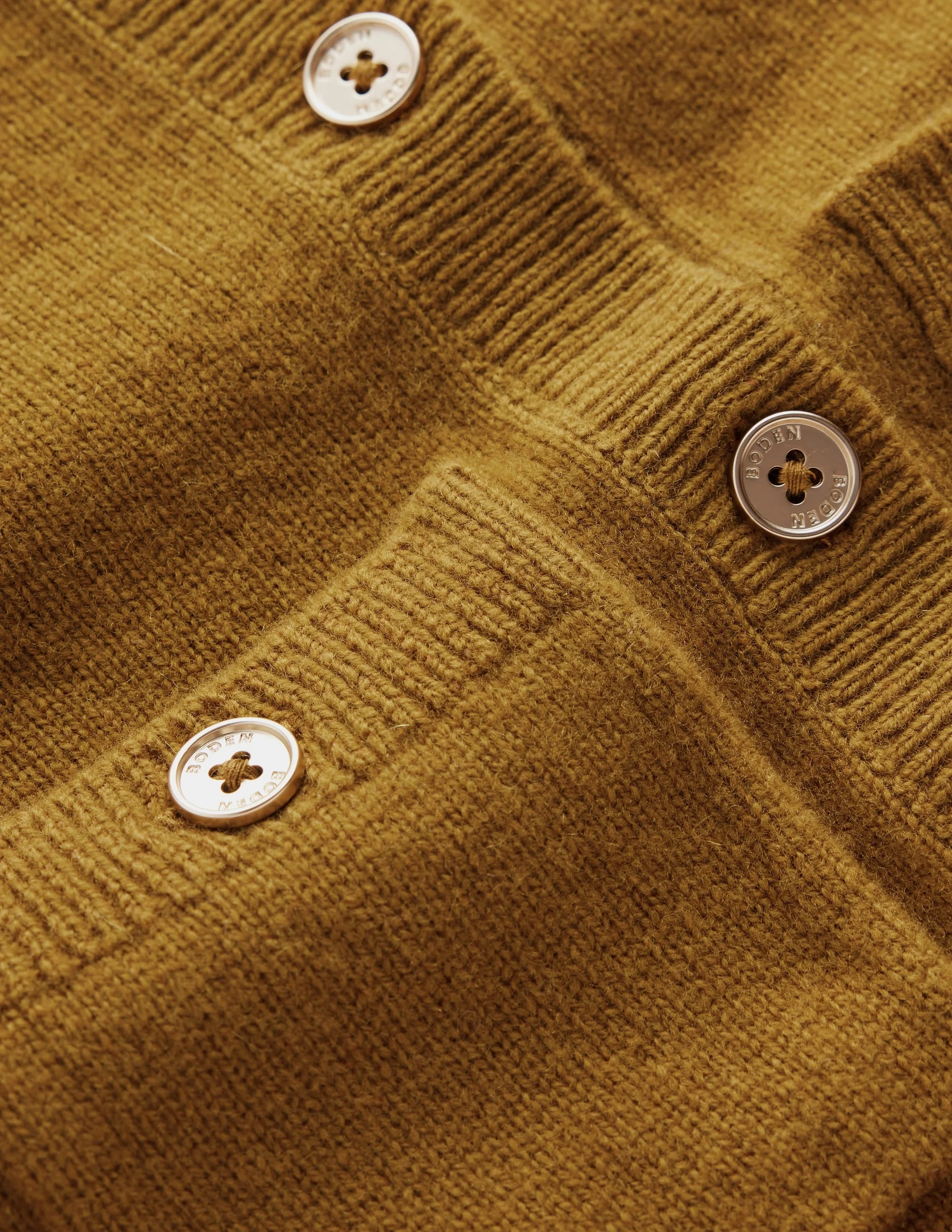 Marianne Merino Wool Cardigan-Spiced Chai - 1