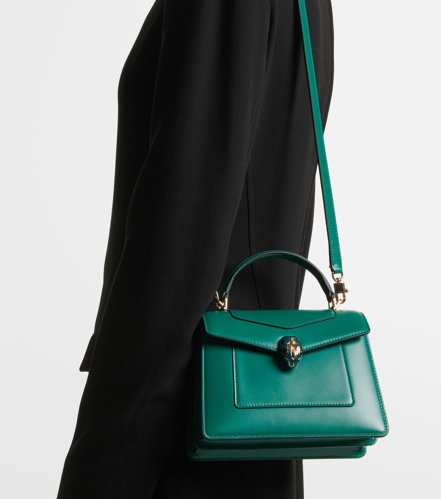 Serpenti Forever Medium leather tote bag - 7
