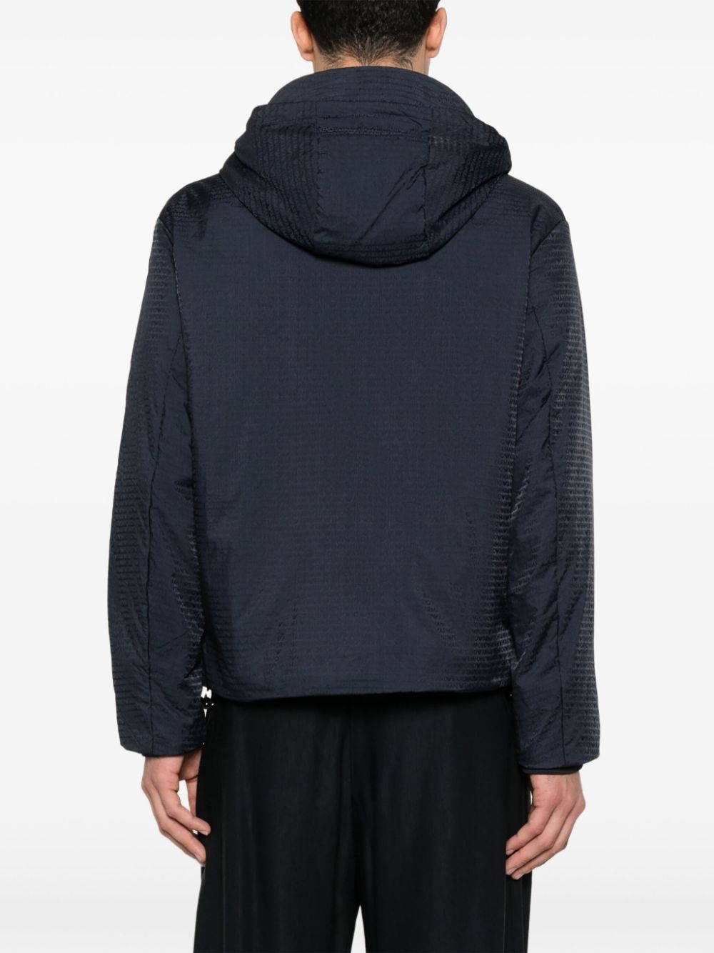logo-jacquard jacket - 4