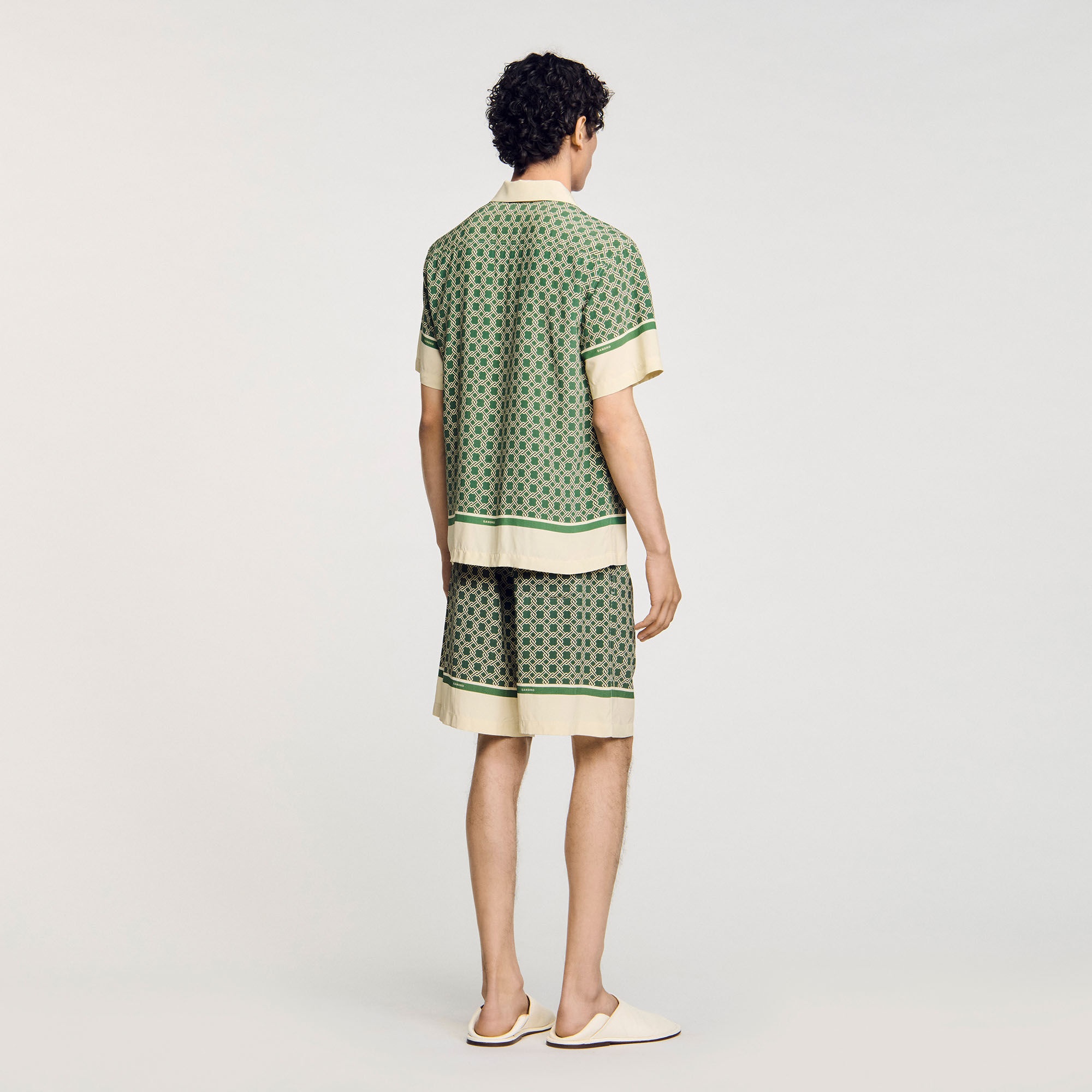 SHORT-SLEEVED PATTERNED SHIRT - 5