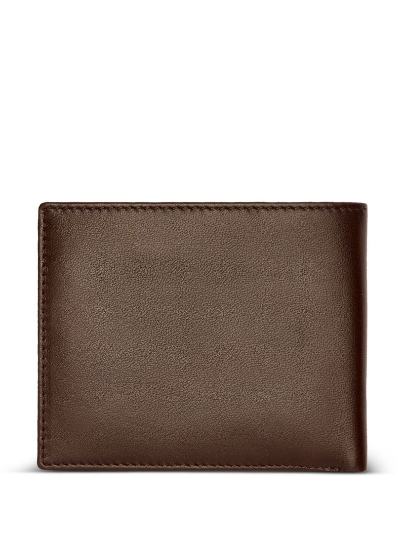 BOSS logo-print leather wallet outlook