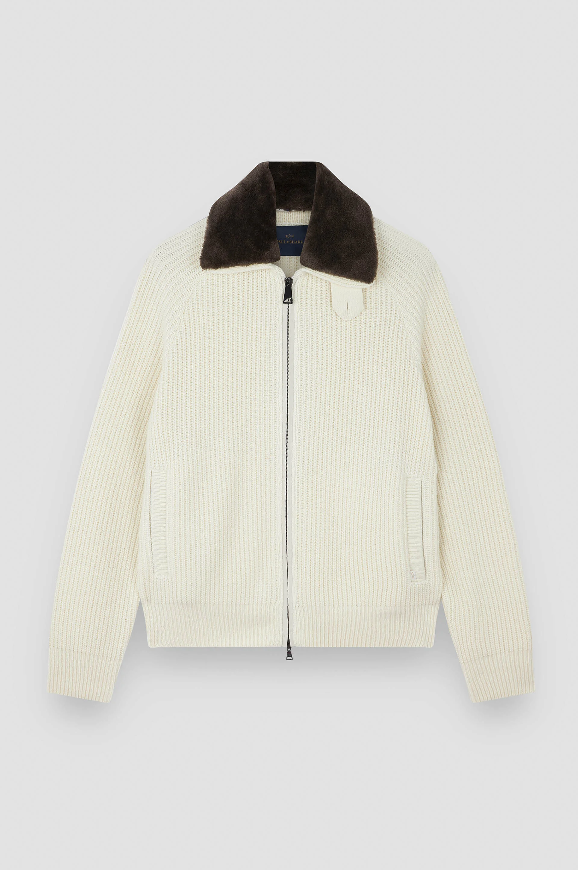 RE-WOOL ZIP-UP SWEATER - 1