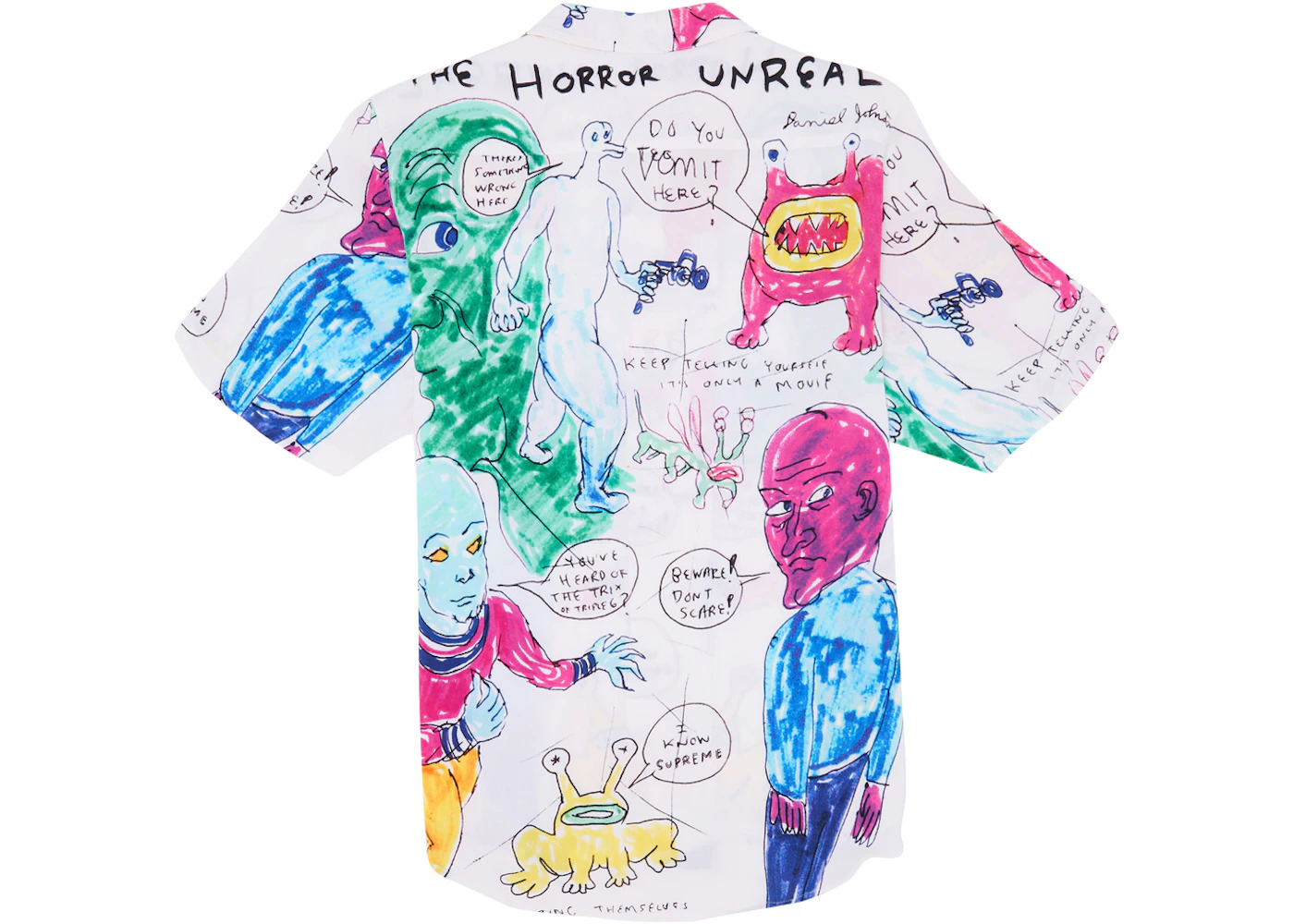Supreme Daniel Johnston Rayon S/S Shirt White - 2