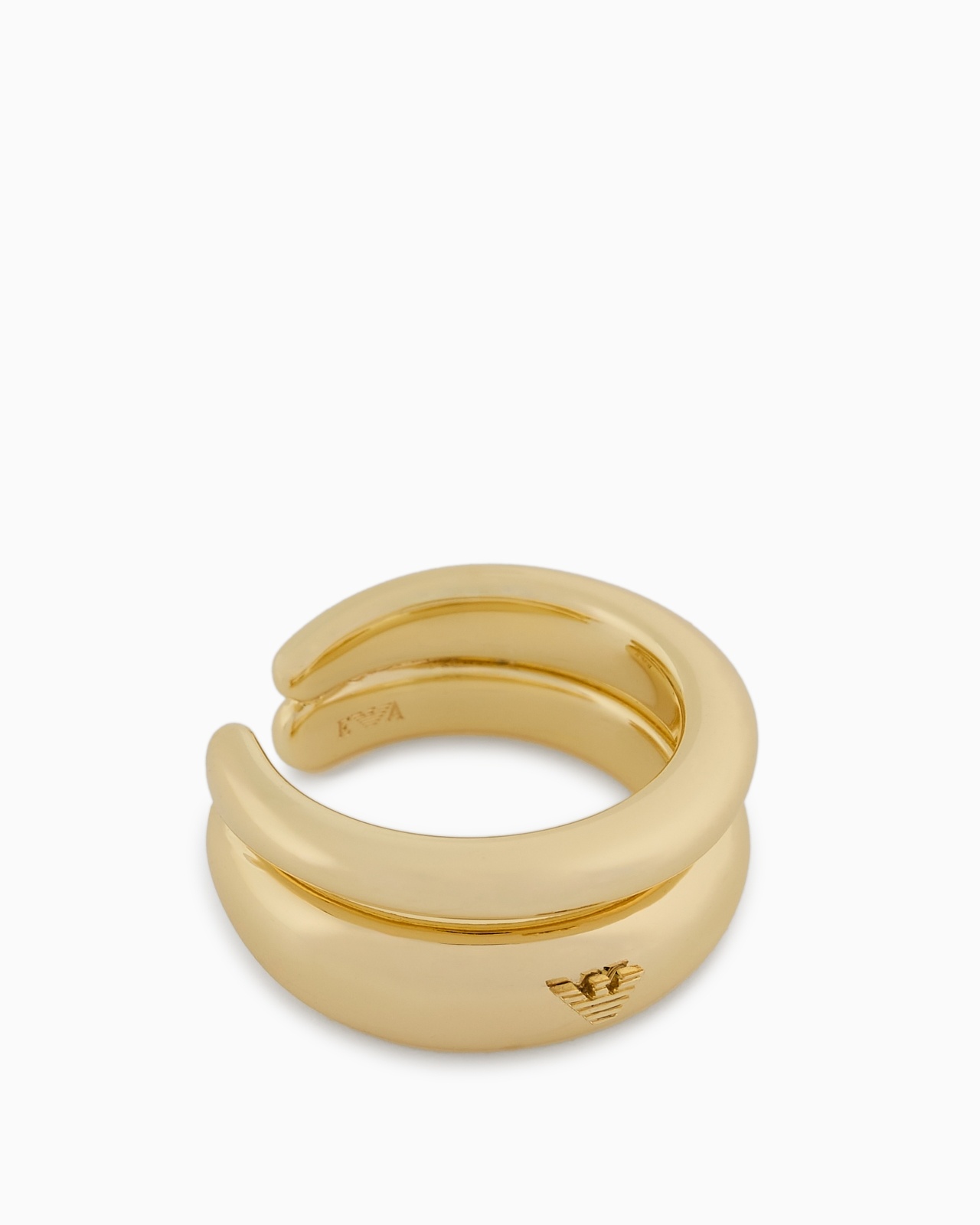 GOLD-TONE BRASS CENTER FOCAL RING - 3