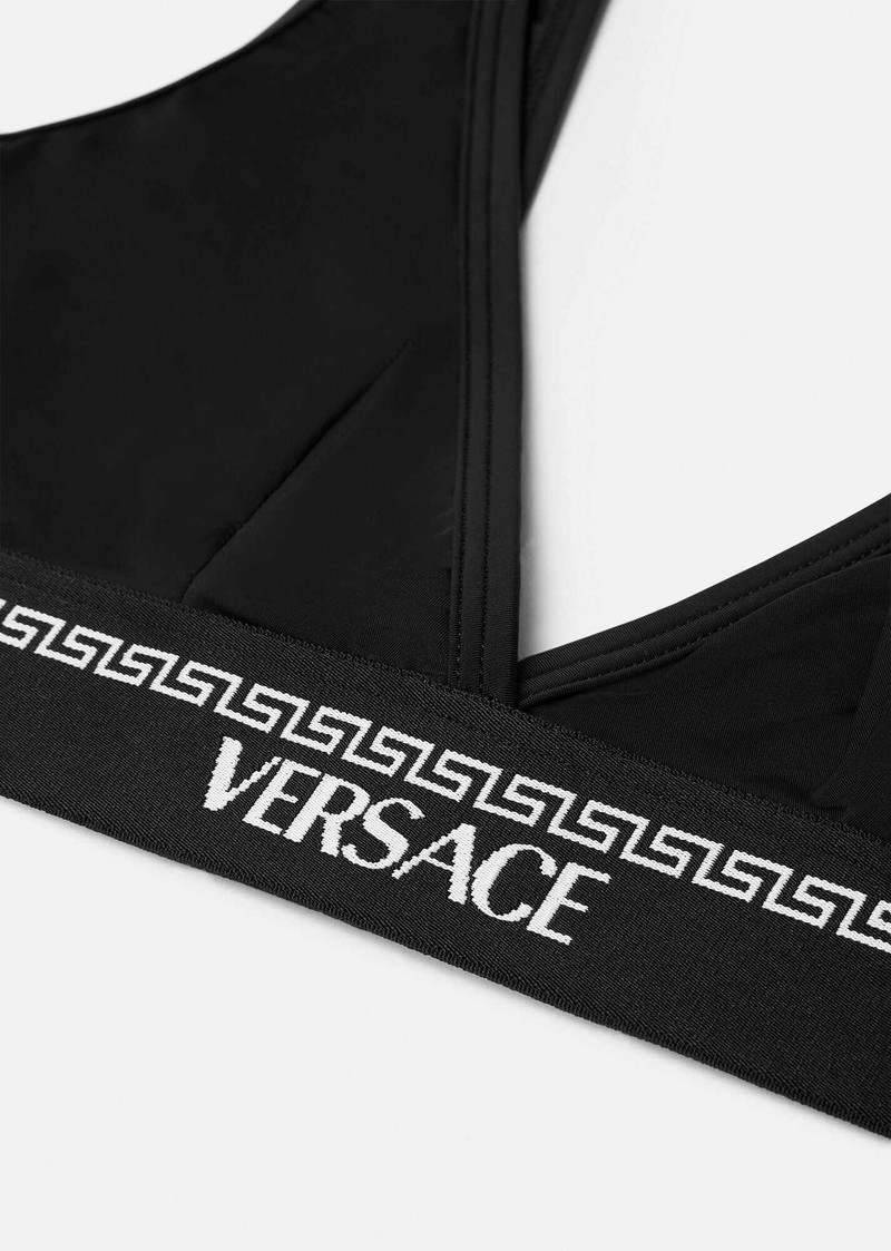 VERSACE Logo Bralette outlook