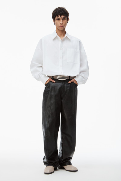 Alexander Wang button down logo  shirt in cotton outlook