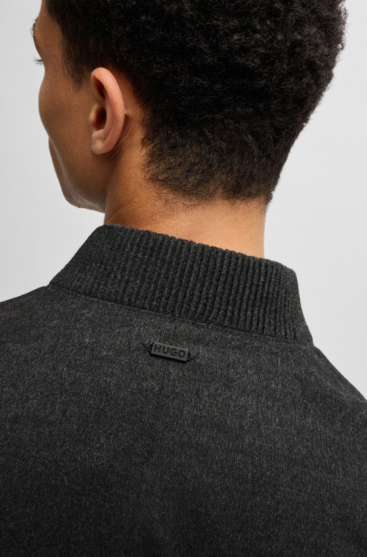 SLIM-FIT JACKET IN SUPER-FLEX FLANNEL - 6