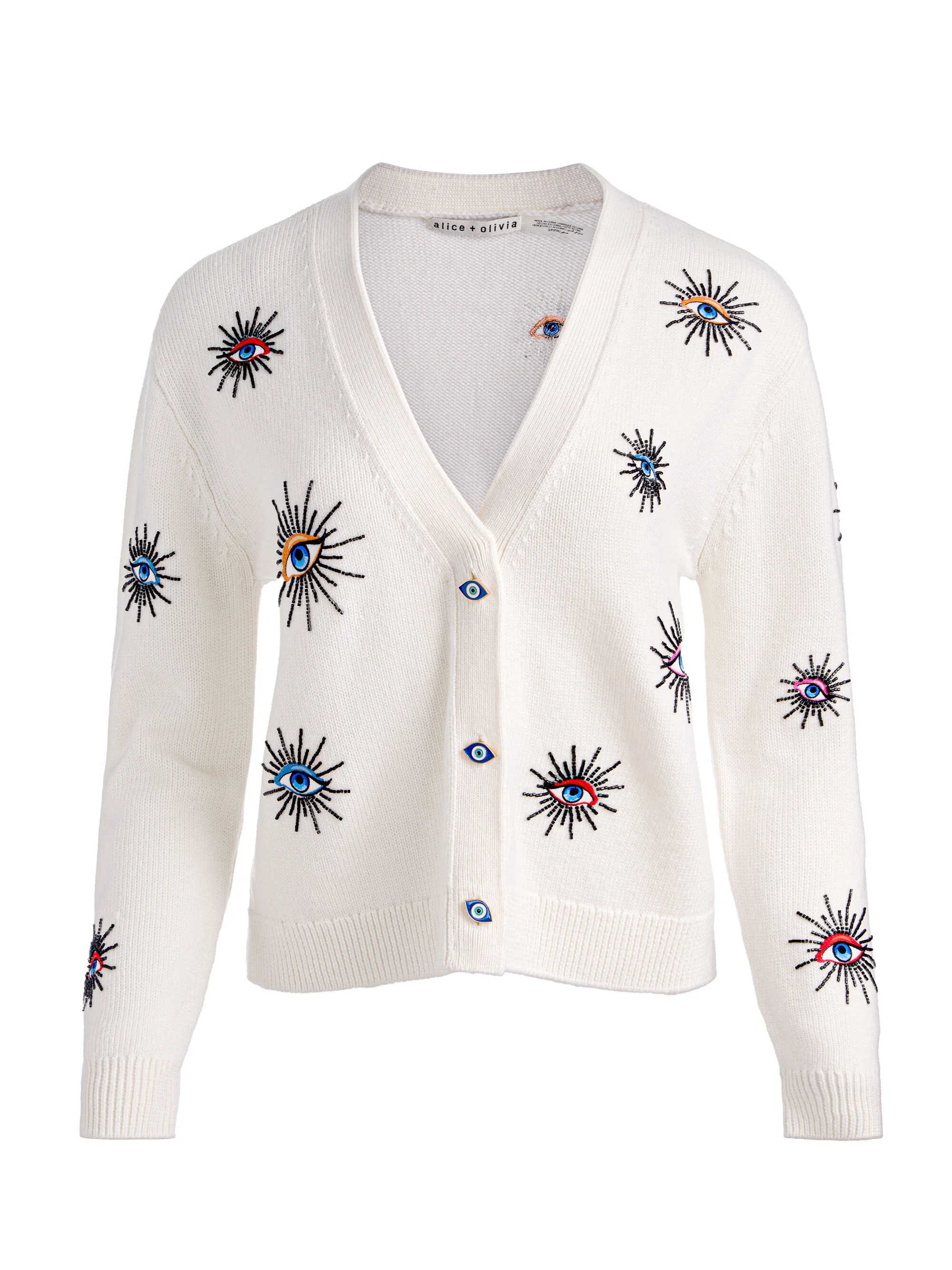 BRADLEY SHORT EMBELLISHED CARDIGAN - 1