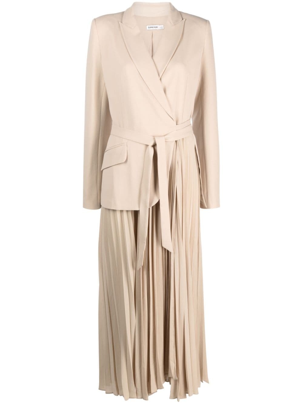 Ambretta blazer-style midi dress - 1