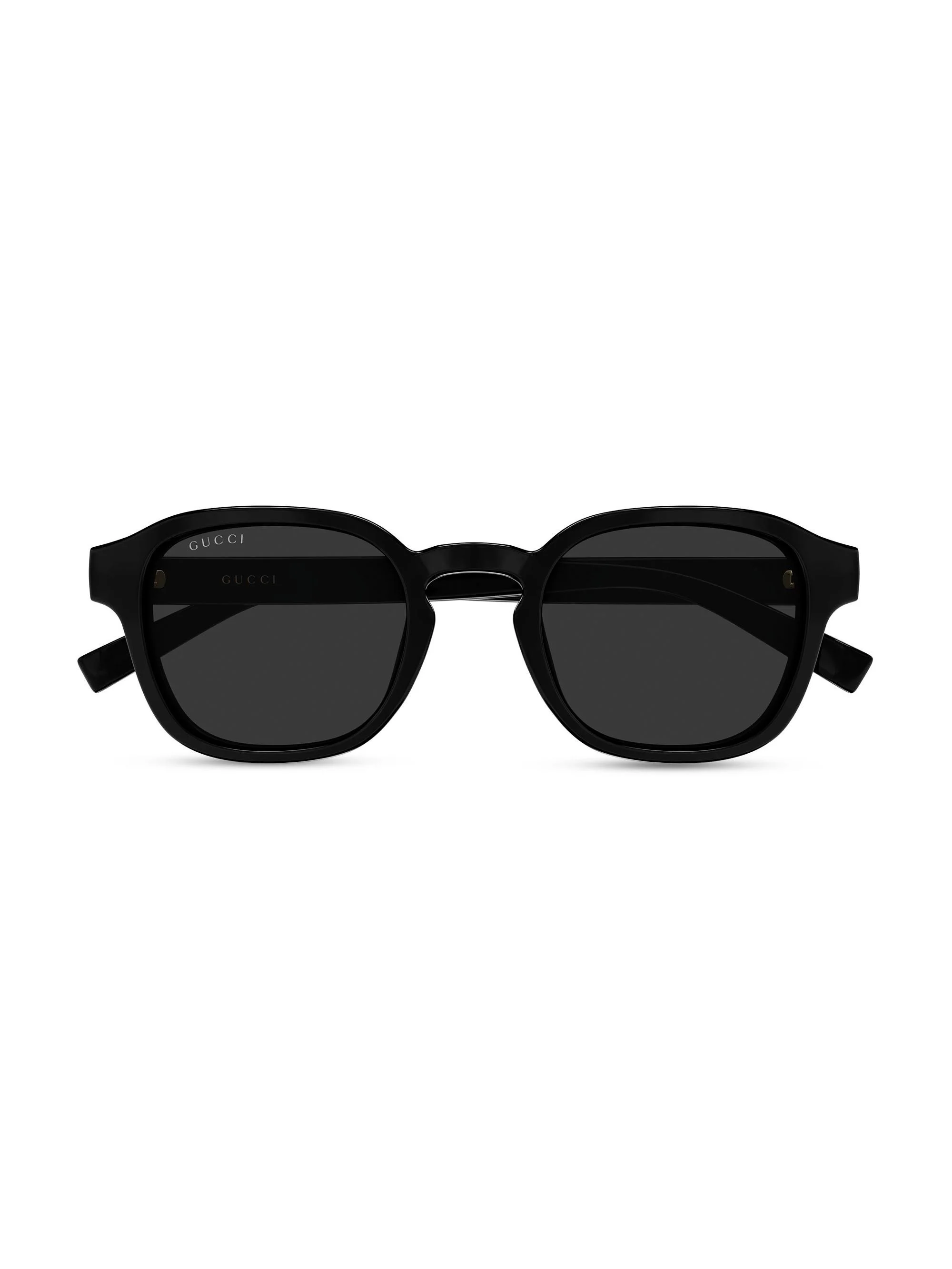 Men's Lines 49MM Round Sunglasses - Black - 1
