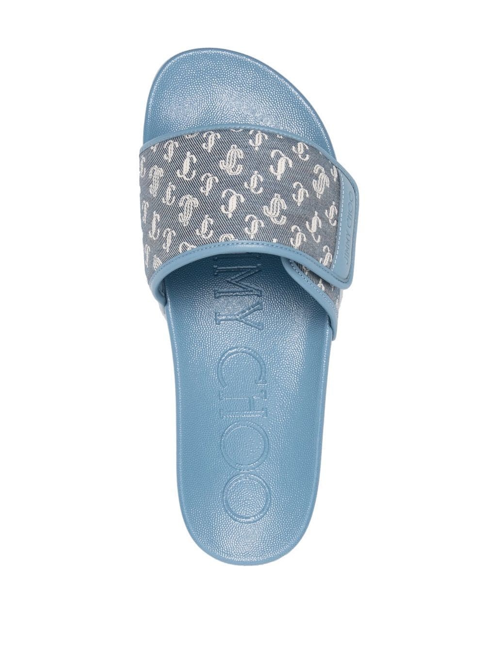 Fitz monogram-jacquard slides - 4