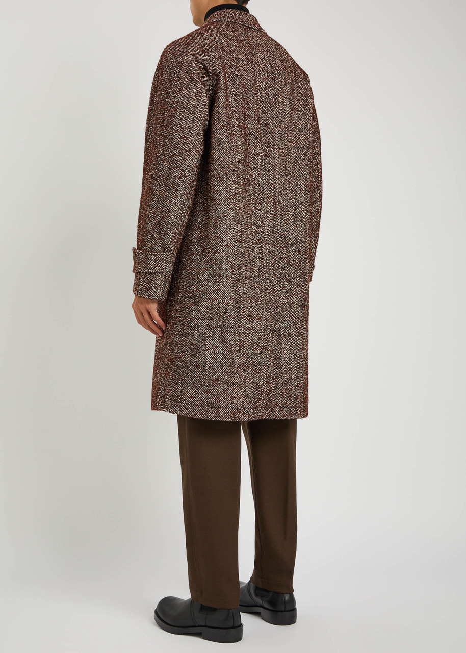 Officine Générale Hudson Fuzzy Herring Cotton-blend Coat - 3
