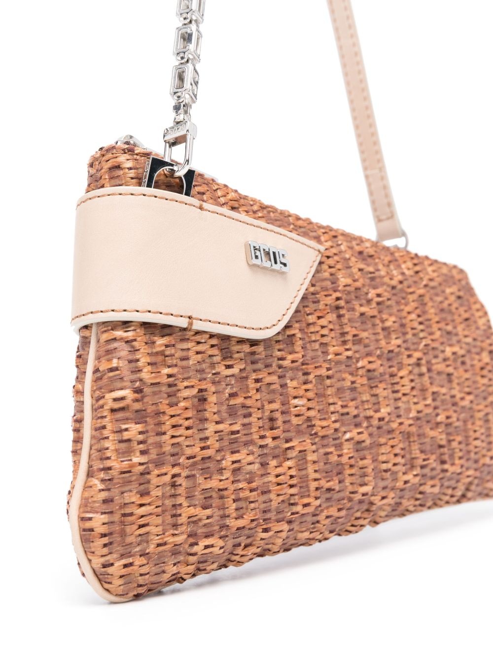 Comma Notte raffia shoulder bag - 4