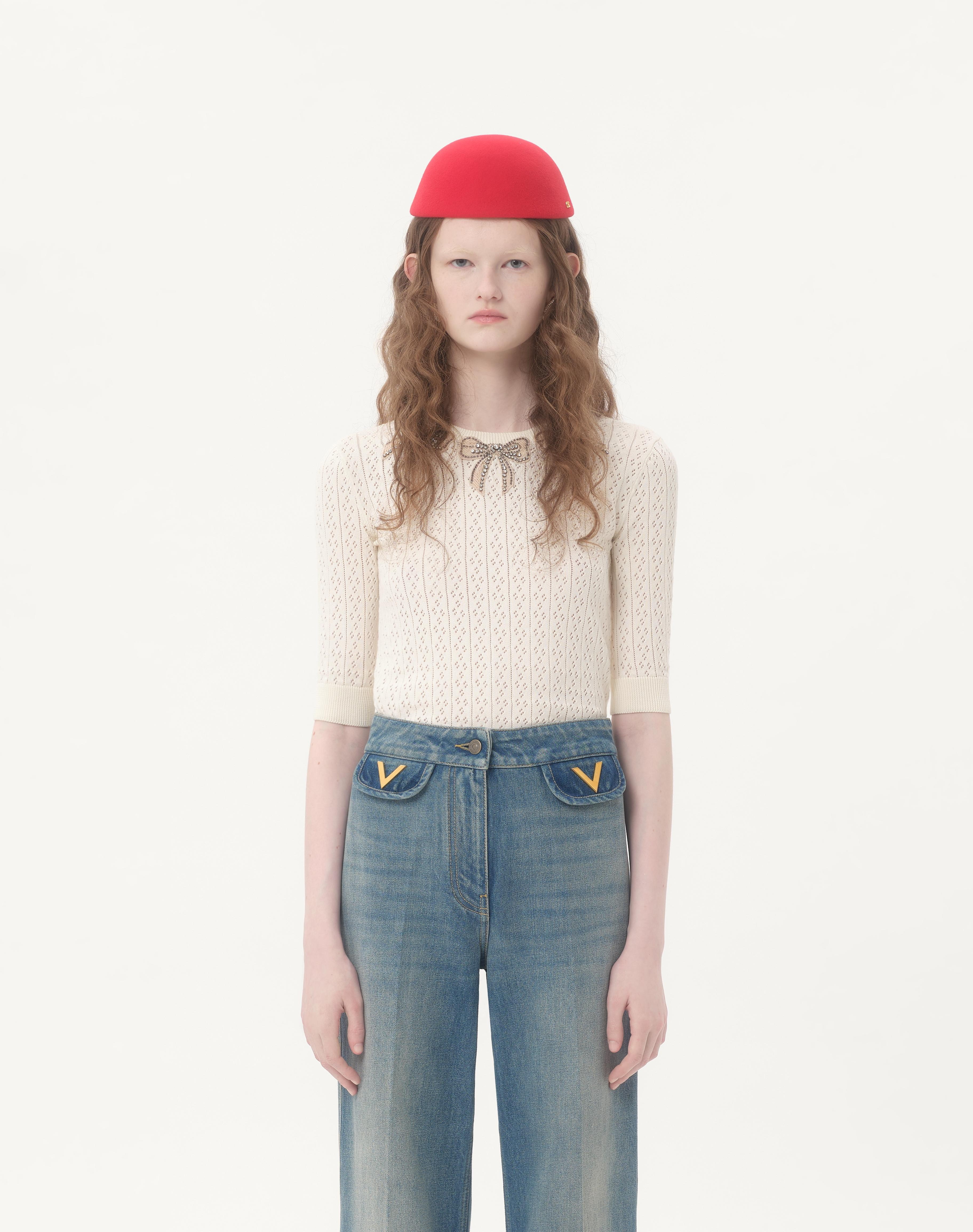 EMBROIDERED COTTON TOP - 5