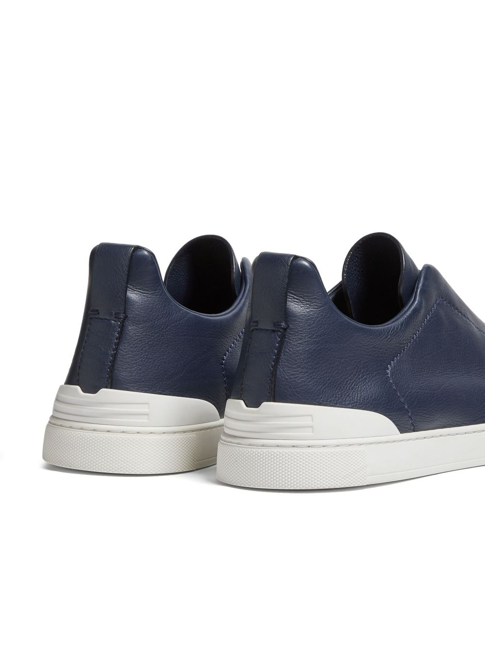 Triple Stitch leather sneakers - 4