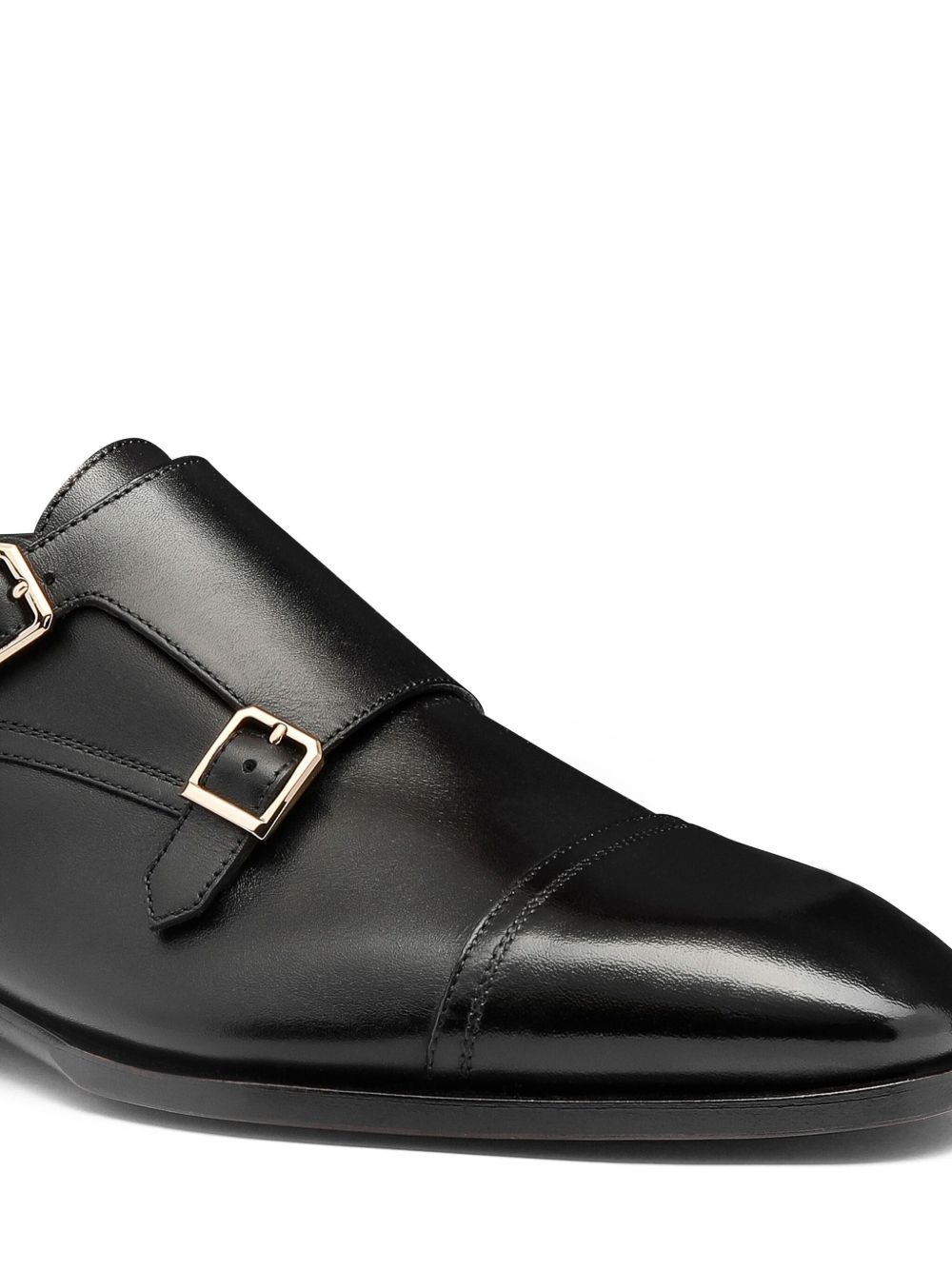 leather monk shoes - 5