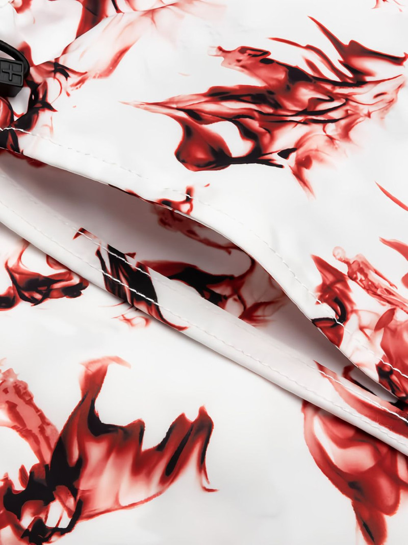Burnt Board-print drawstring shorts 4