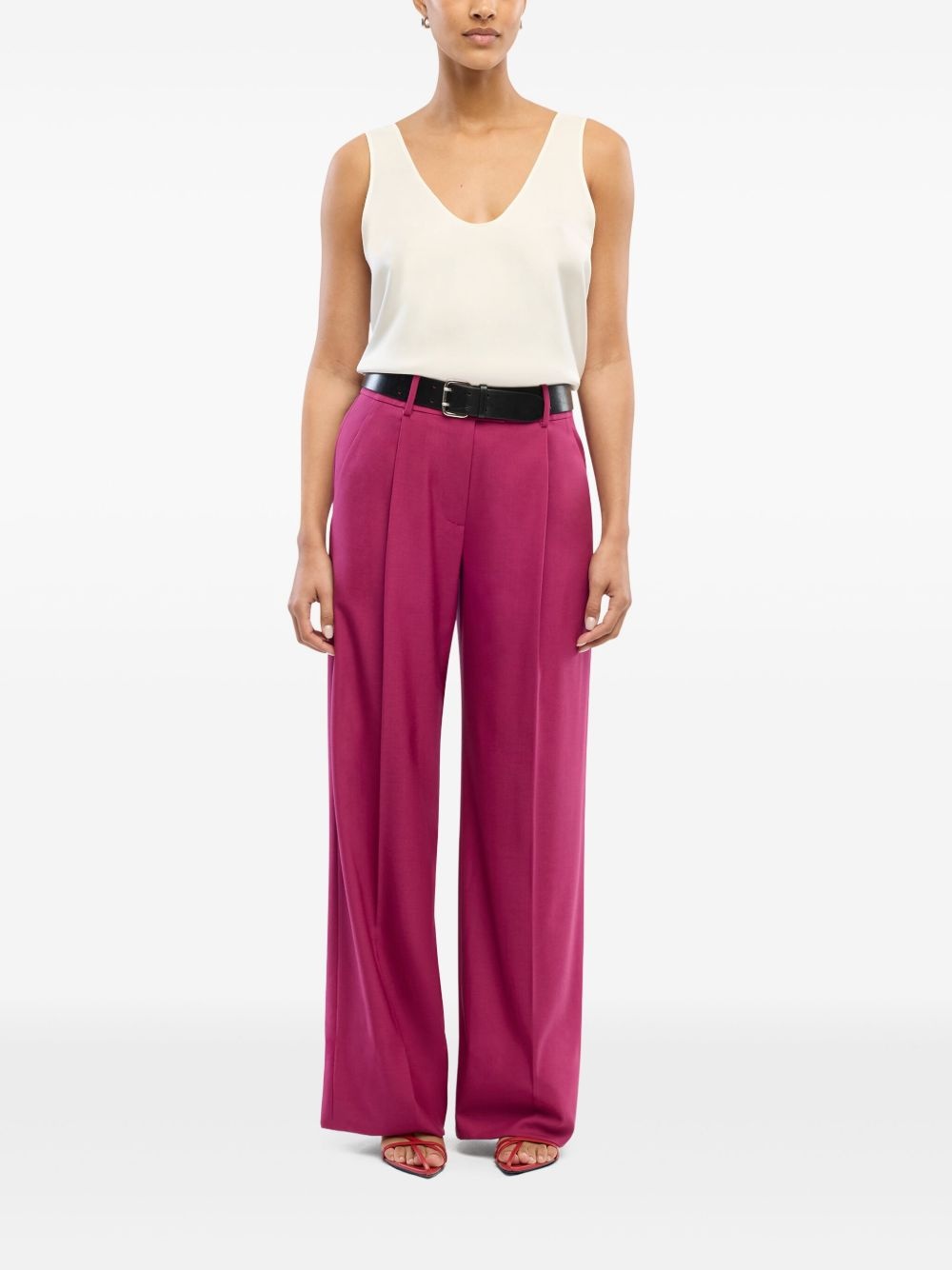 pressed-crease trousers - 2