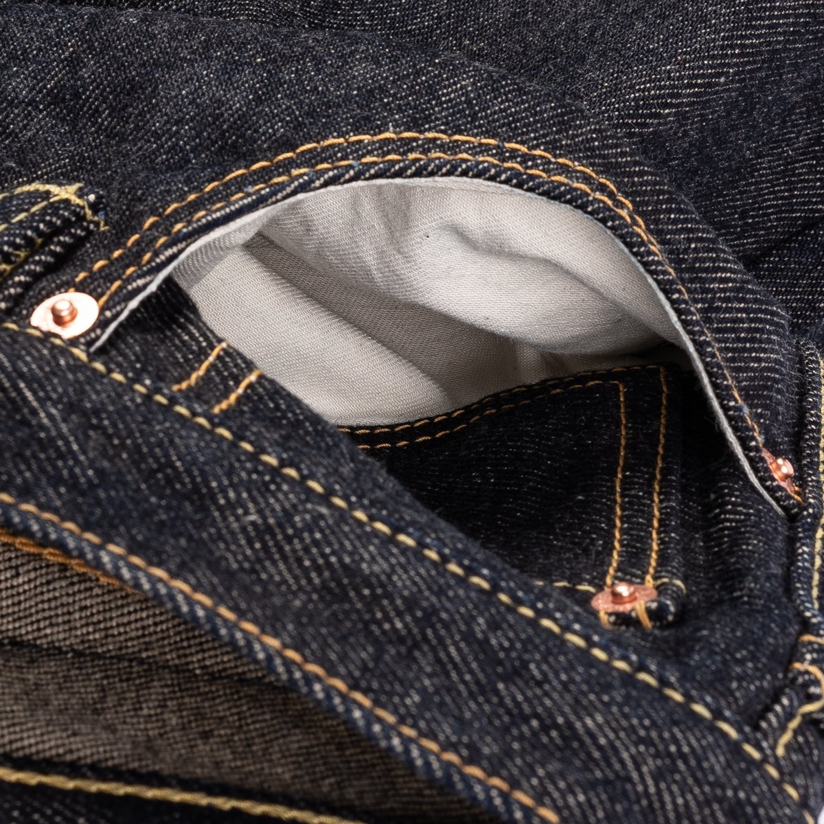 IH-666-SST 21oz Shinayaka Selvedge Denim Slim Straight Jeans - Indigo - 12