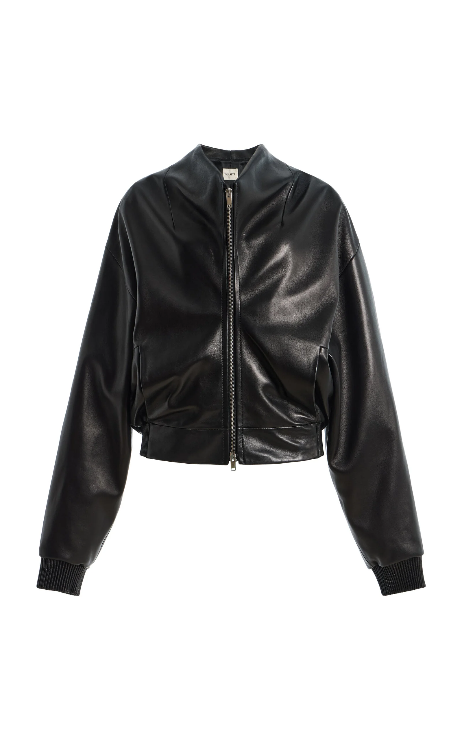 Ixin Leather Bomber Jacket - 1